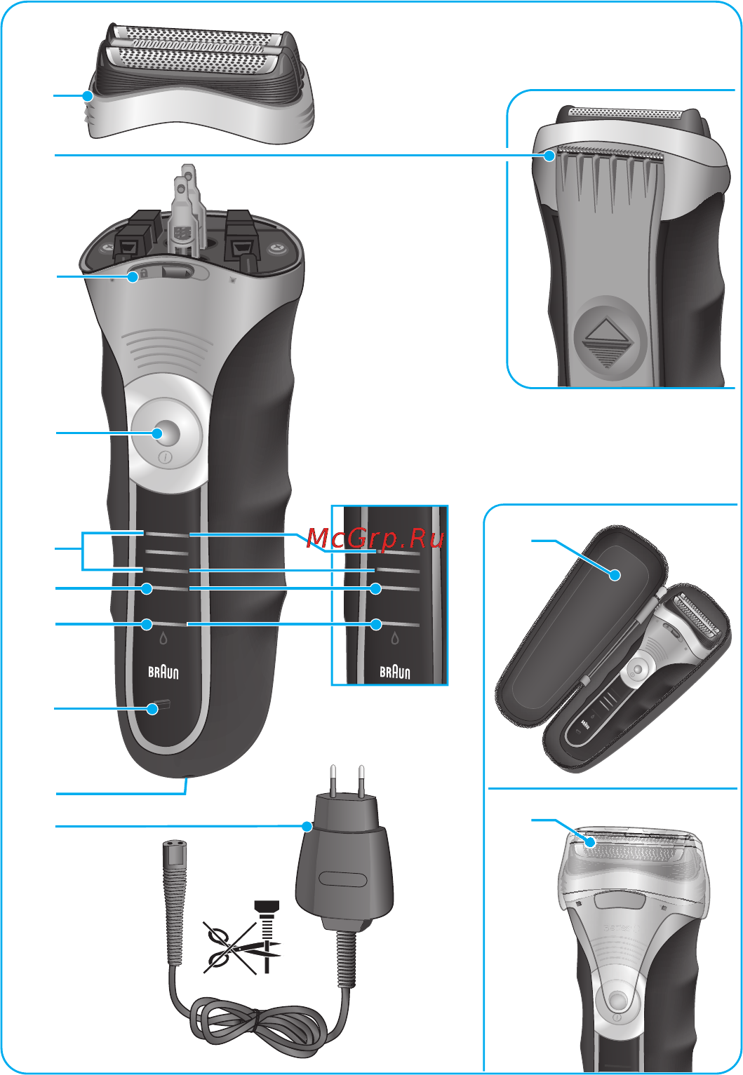 Braun 3350 CC-4 Инструкция по эксплуатации онлайн [2/11] 57338
