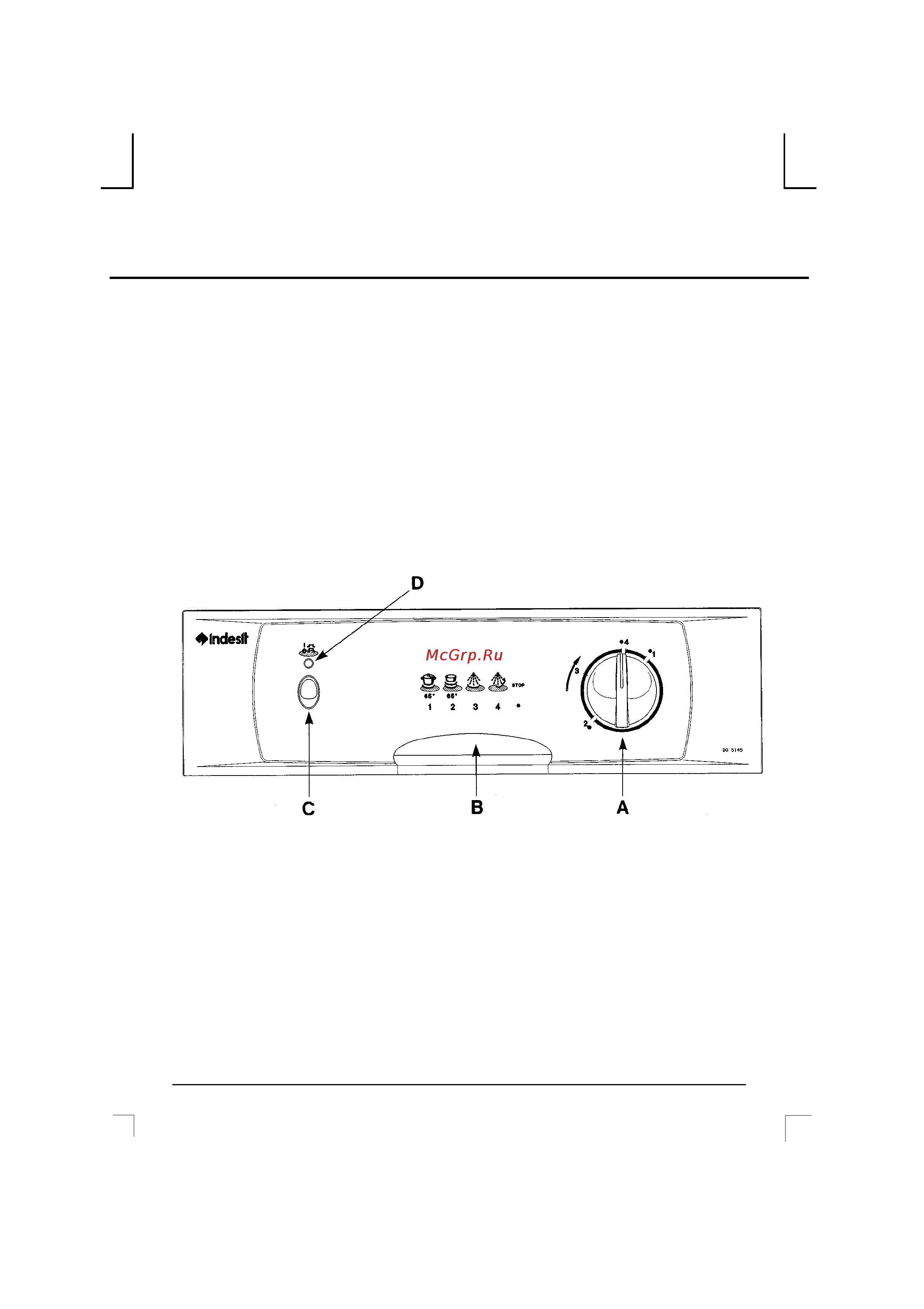 Indesit DG 5145 W [5/20] Описание машины