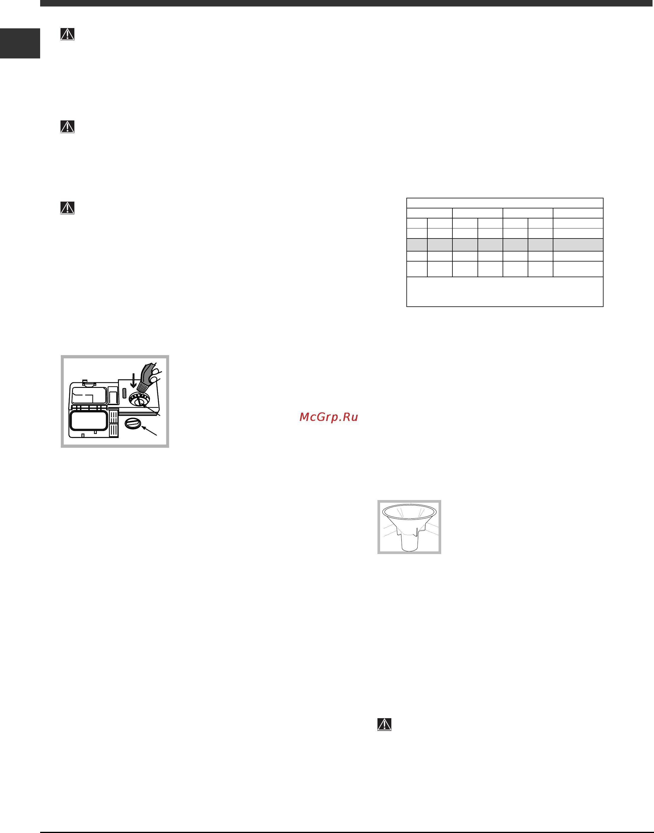 Indesit DFP 5847 [10/28] Загрузка регенерирующей соли
