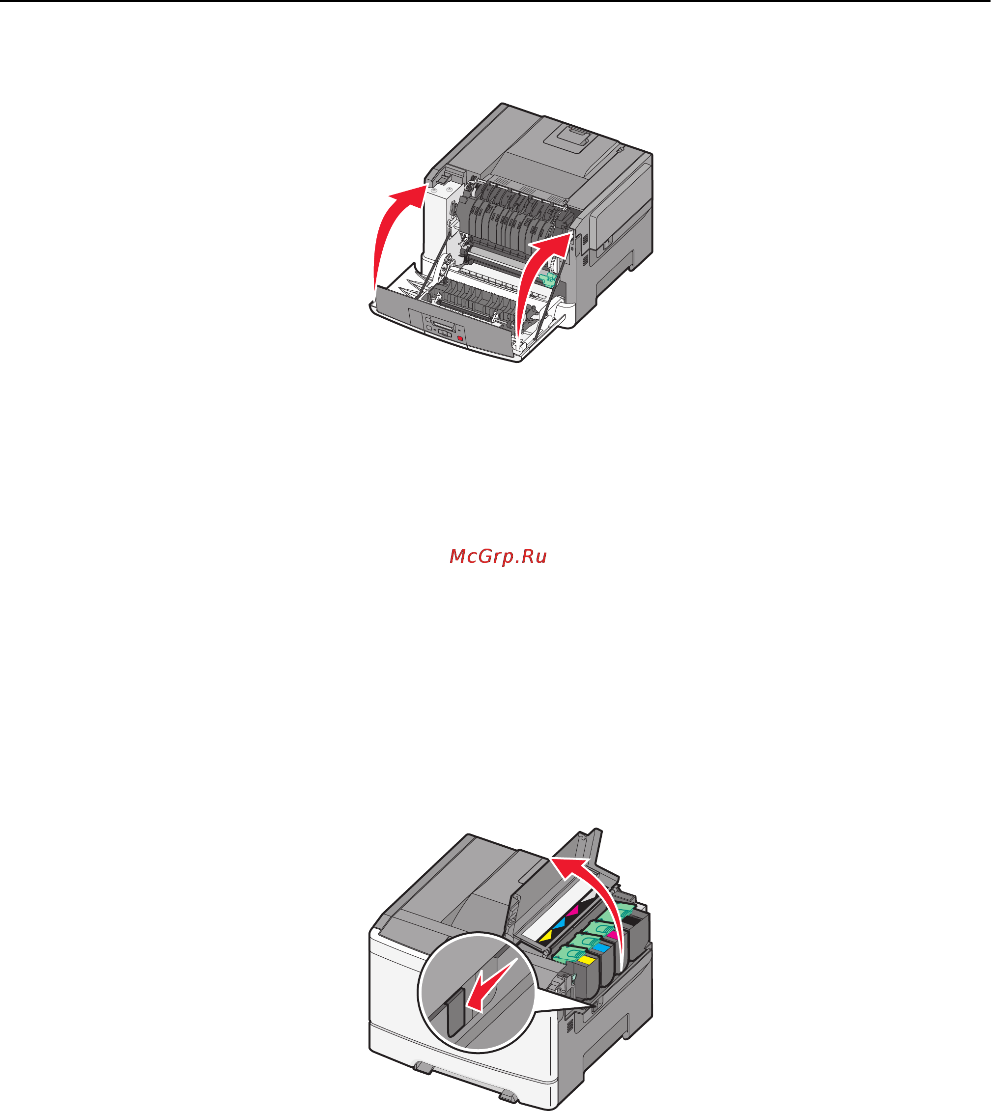 Lexmark C748 [117/180] Замена картриджа с тонером