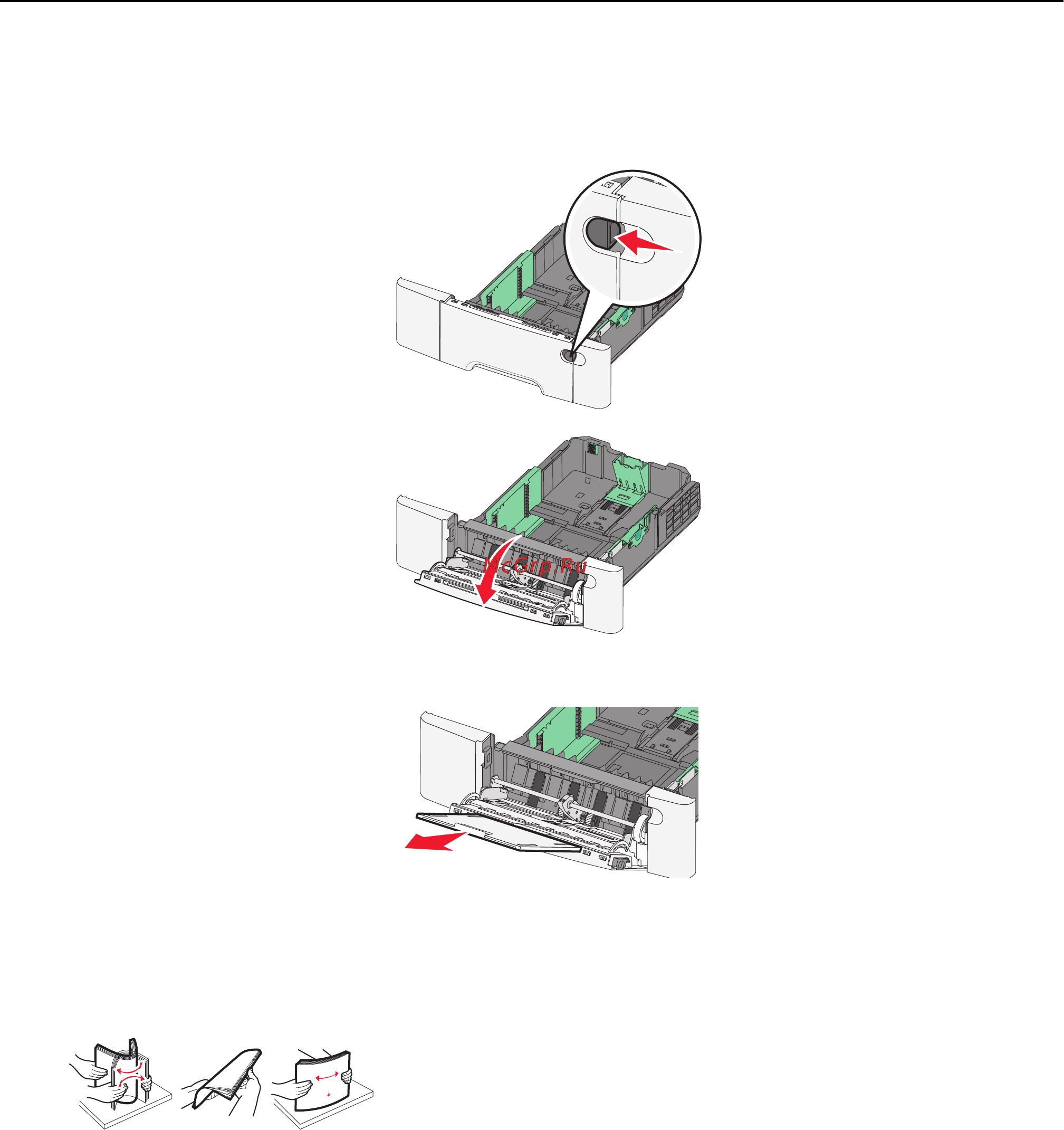 Lexmark C546 [49/180] Работа с многоцелевым устройством подачи