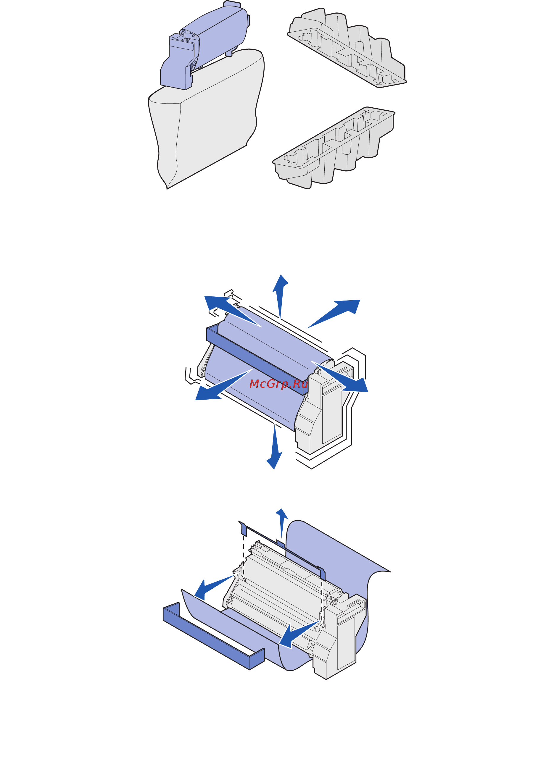 Lexmark C752 Инструкция по эксплуатации онлайн [131/183] 57383