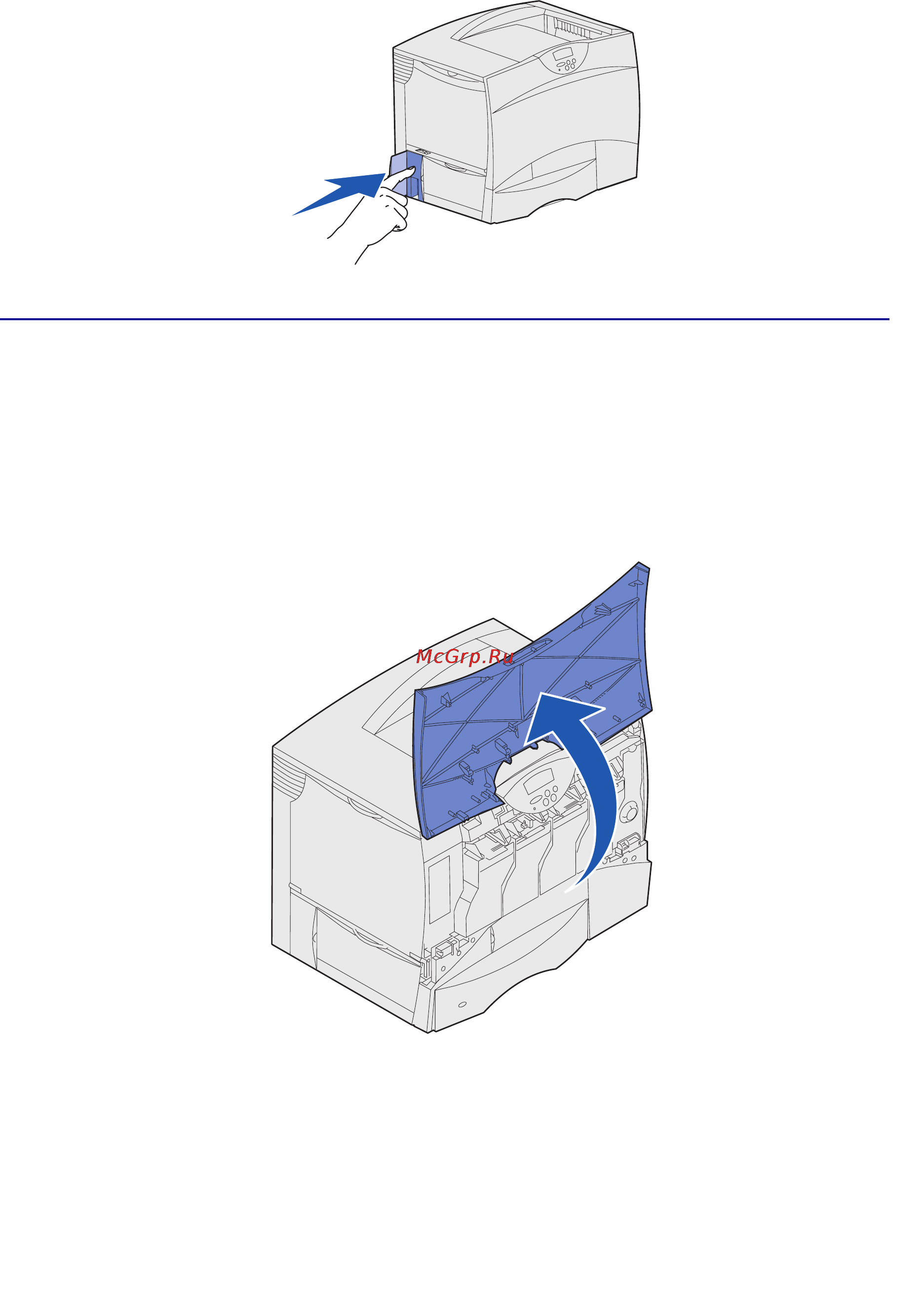 Lexmark C752 [137/183] Замена блока переноса изображения и валика переноса