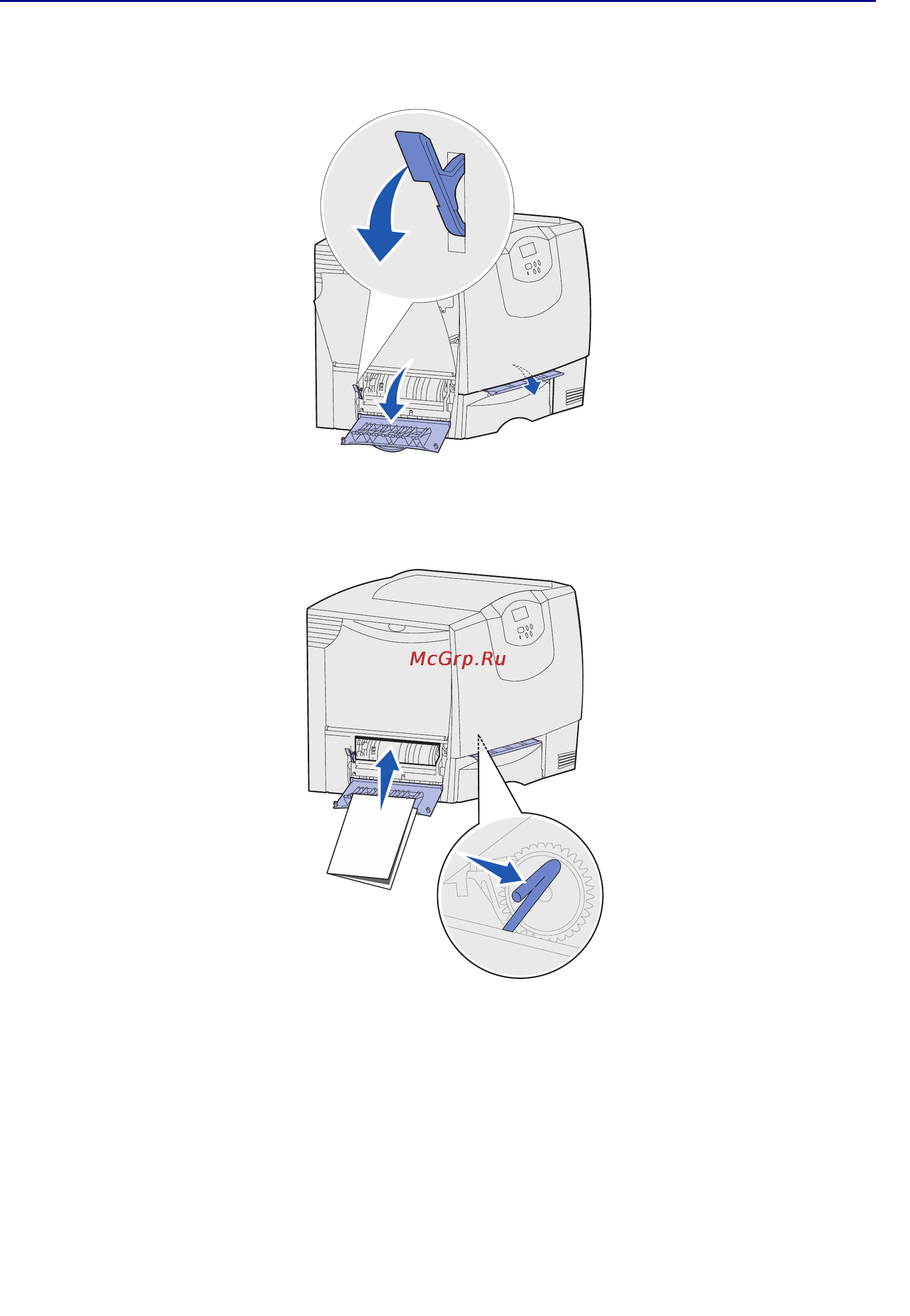 Lexmark C760 [119/165] Устранение замятий в блоке переноса изображения