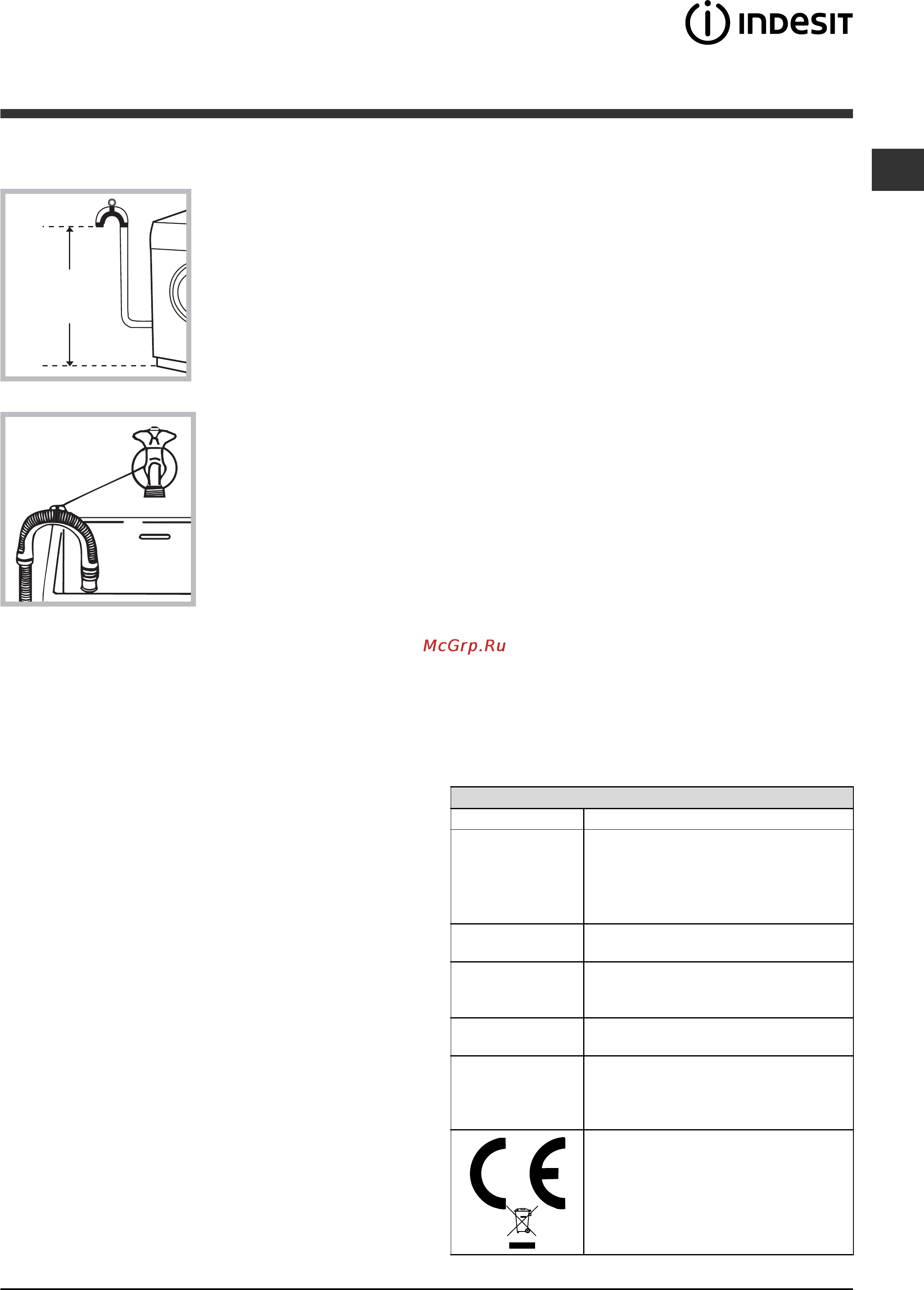 Indesit IWSE 5125 [15/24] Перший цикл прання