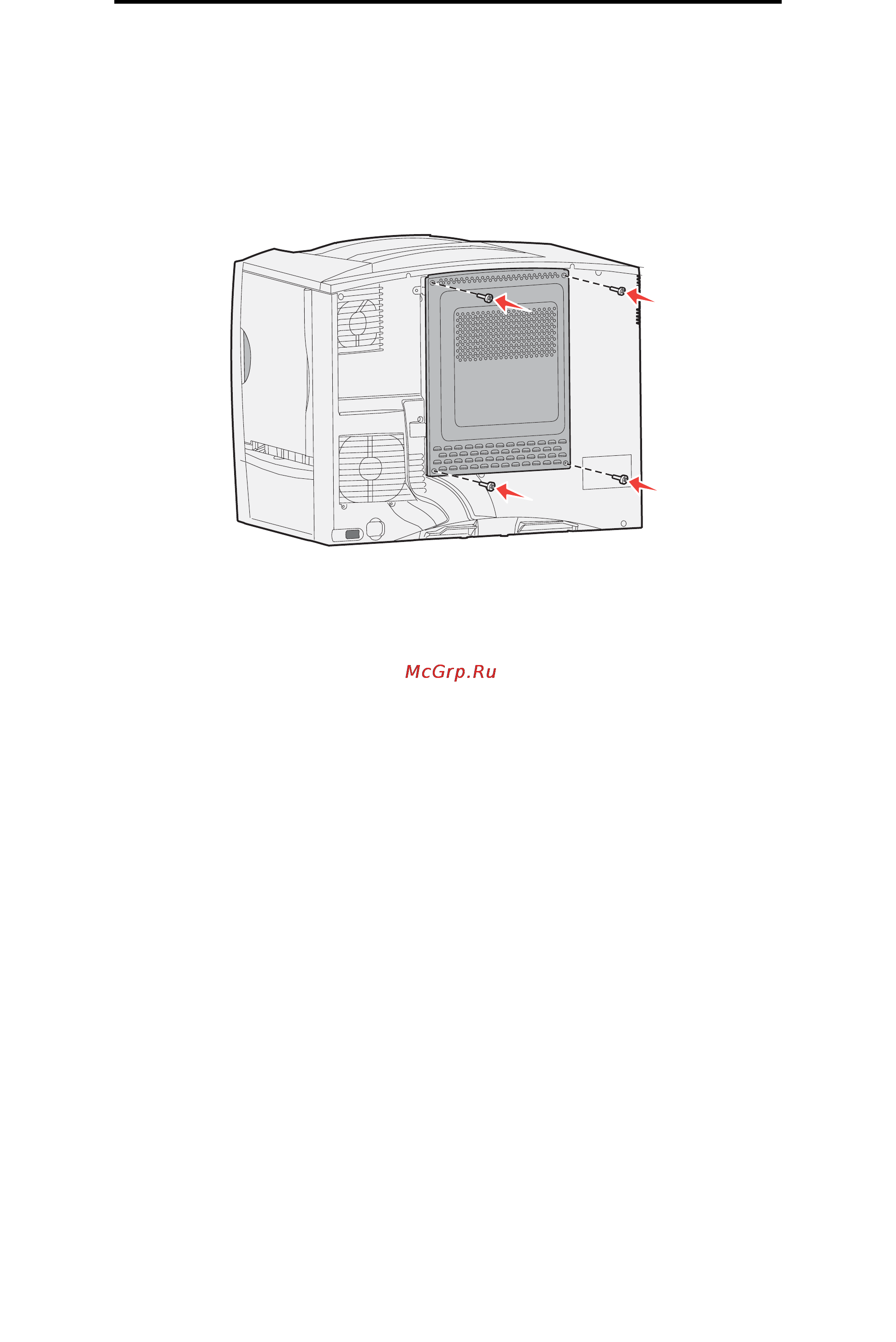 Lexmark C770n [23/114] Установка защитной крышки системной платы на место