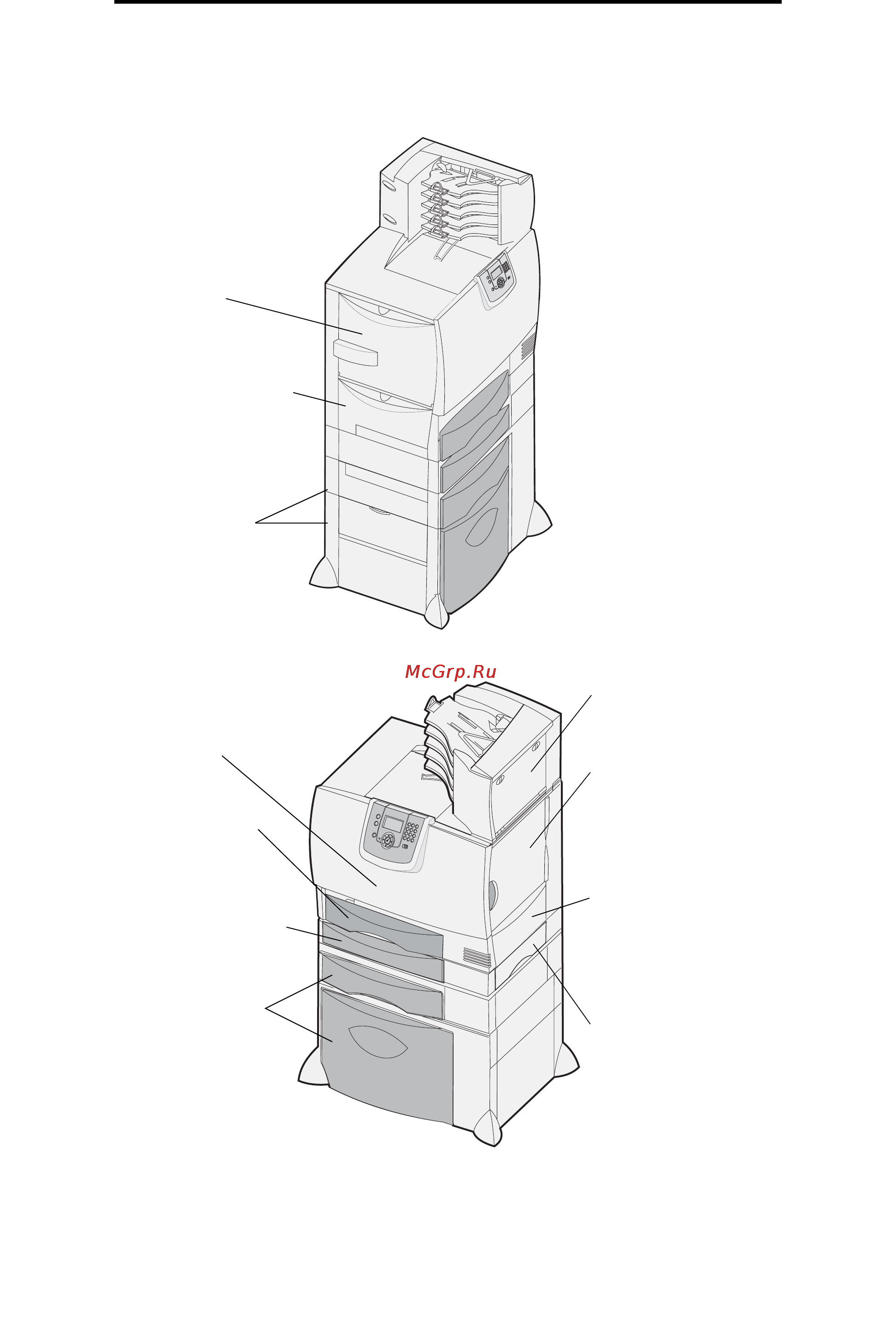 Lexmark C770n [63/114] Дверцы и лотки