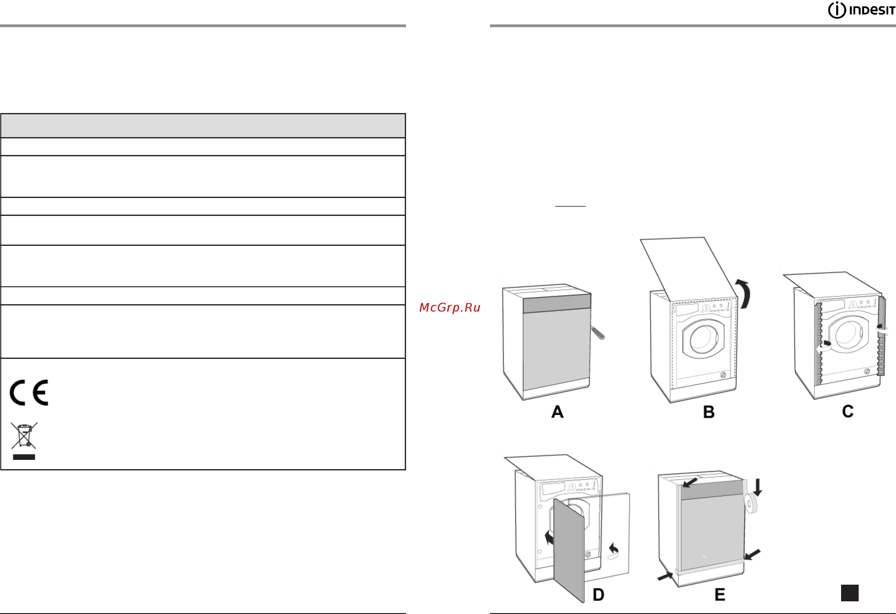 Indesit IWME 10 [4/16] Q indesit