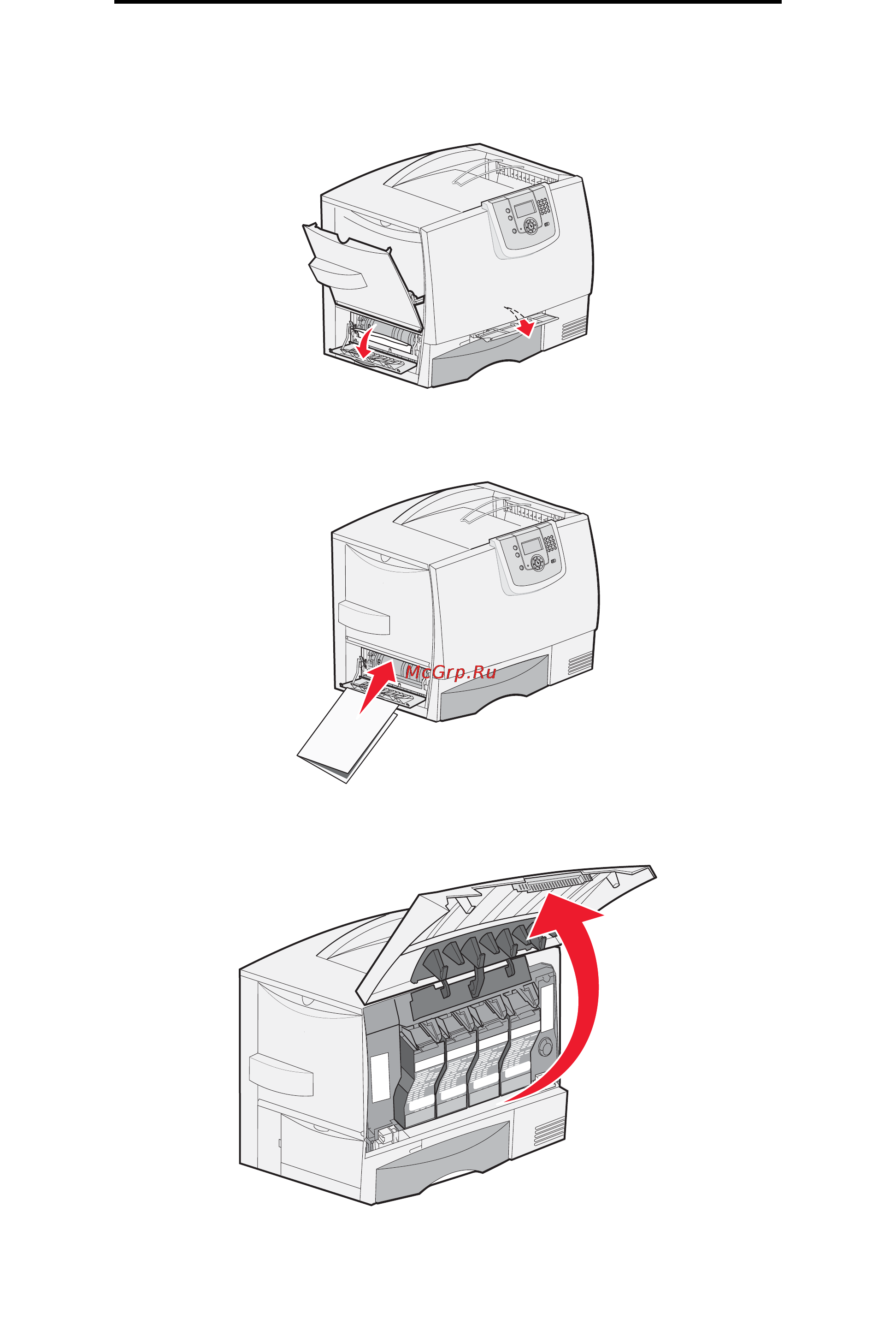 Lexmark C782 [76/119] Устранение замятий в блоке переноса изображения