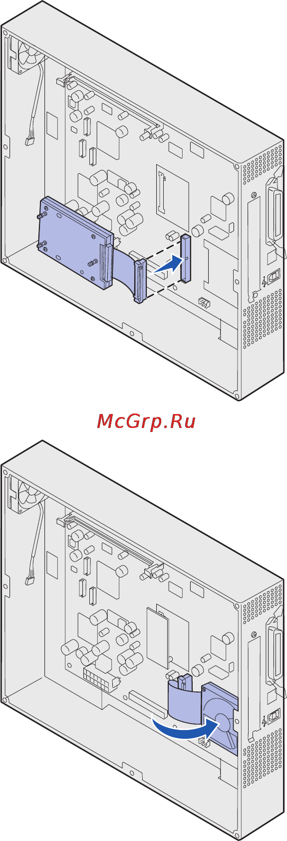 Lexmark C912 [48/94] Установка жесткого диска
