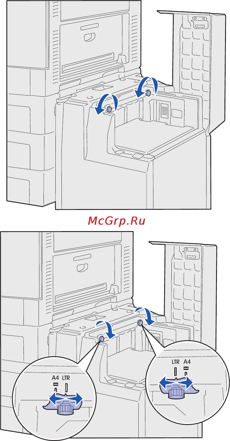 Lexmark C912 Инструкция по эксплуатации онлайн [66/94] 57416