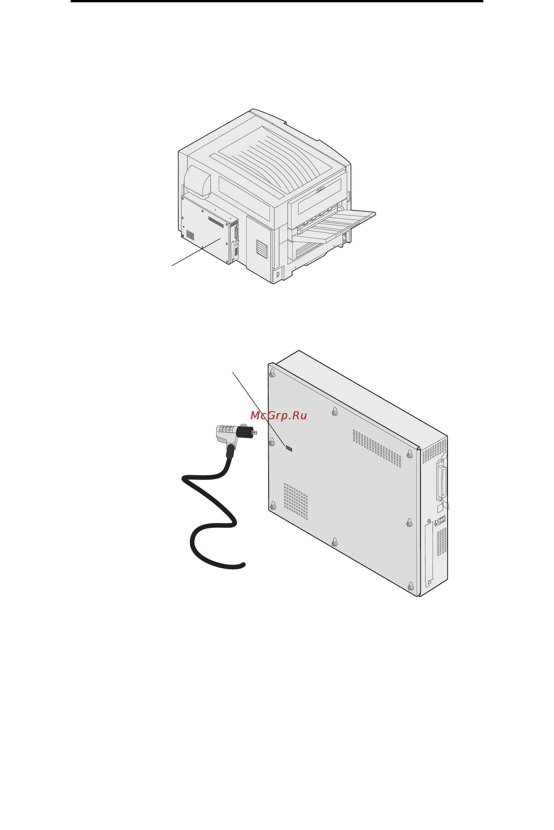 Lexmark C920 [28/188] Снятие защитной крышки системной платы