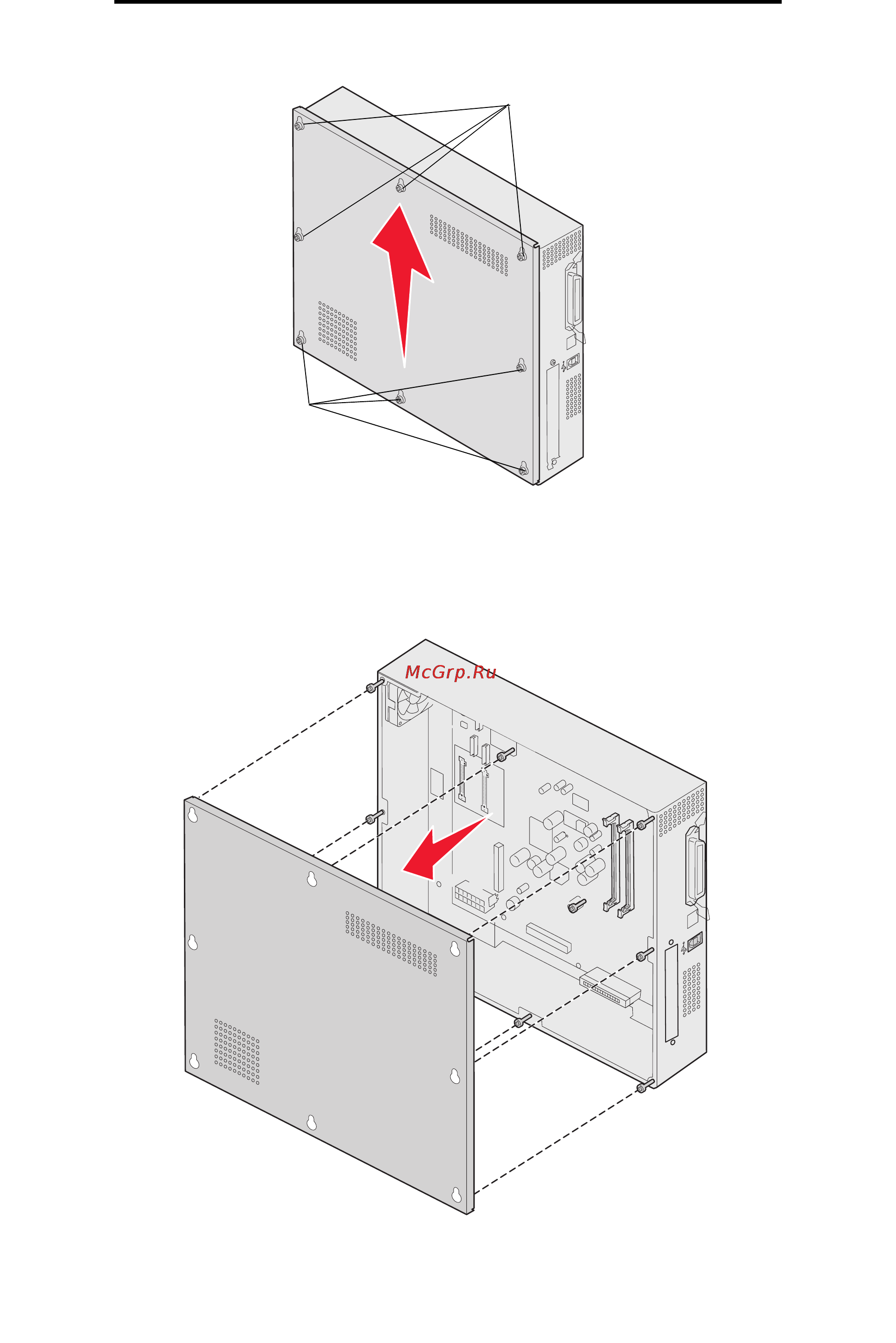 Lexmark C920 [29/188] Установка и удаление дополнительных устройств