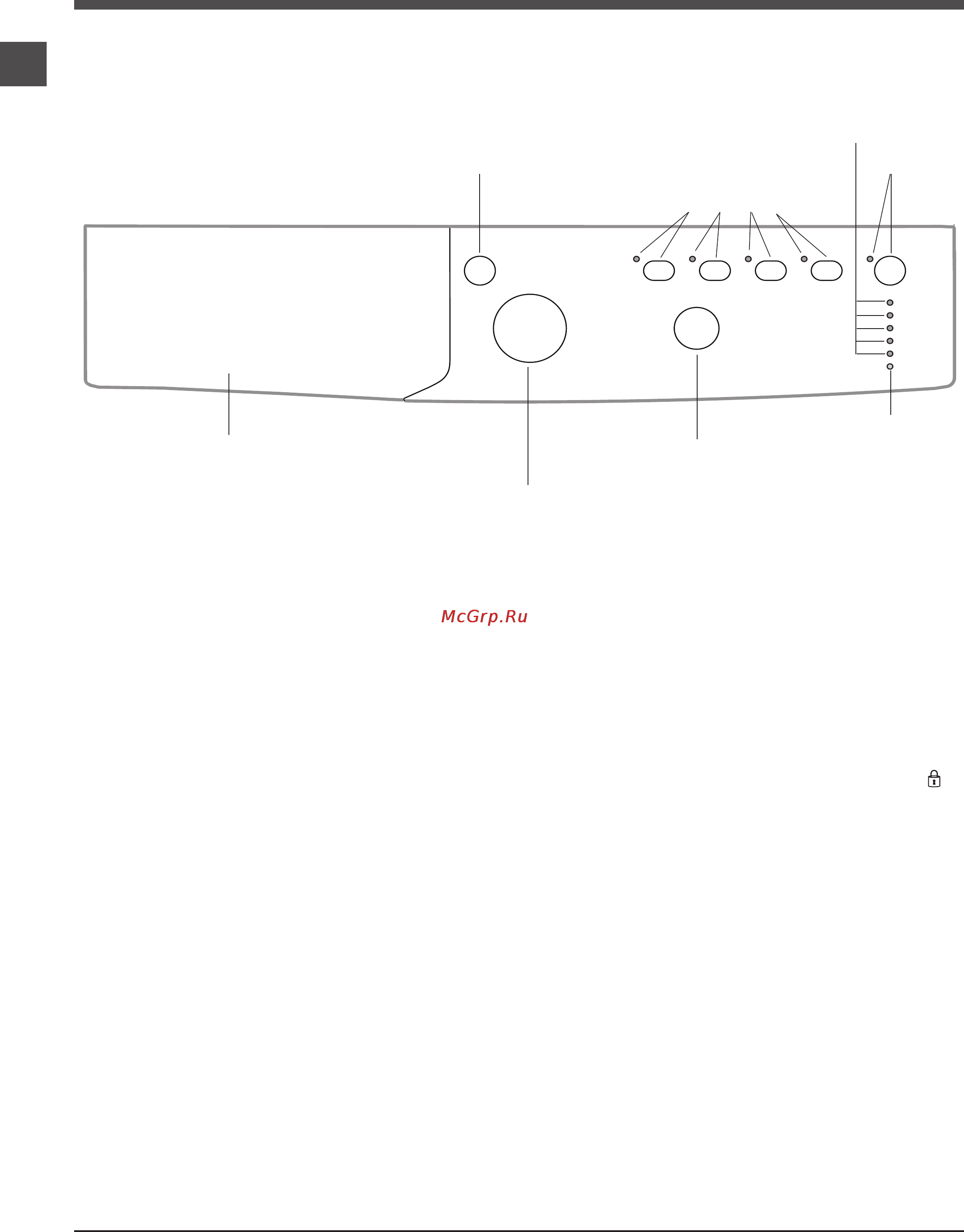Indesit IWB 5105 [4/72] Description of the washing machine and starting a wash cycle