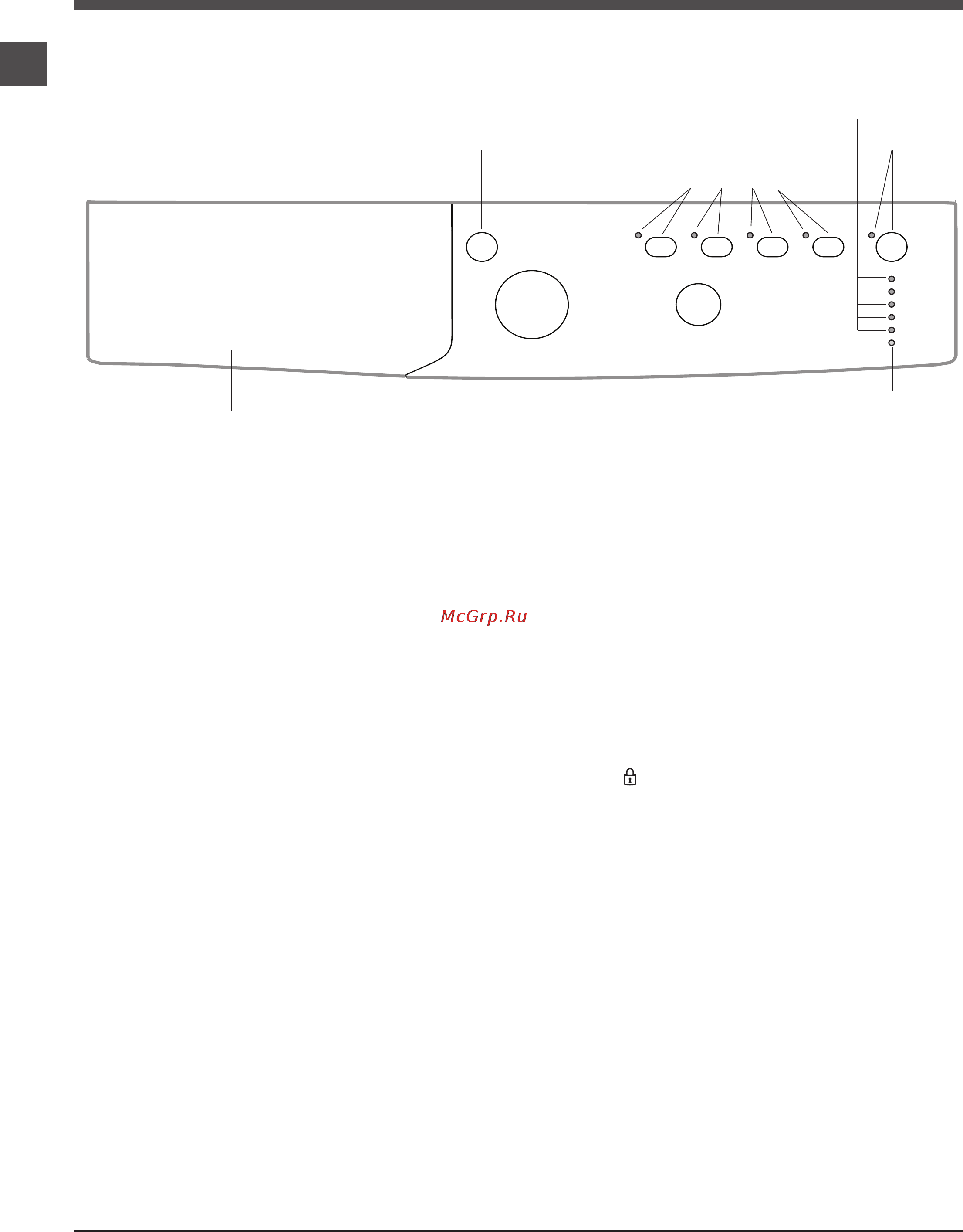 Indesit IWB 5105 [52/72] Descrierea maşinii de spălat şi activarea unui program