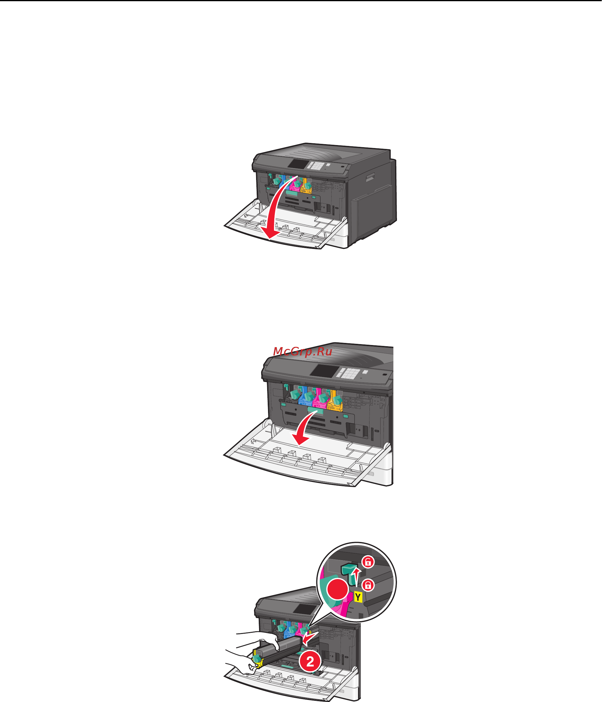 Lexmark C925 [166/239] Замена расходных материалов