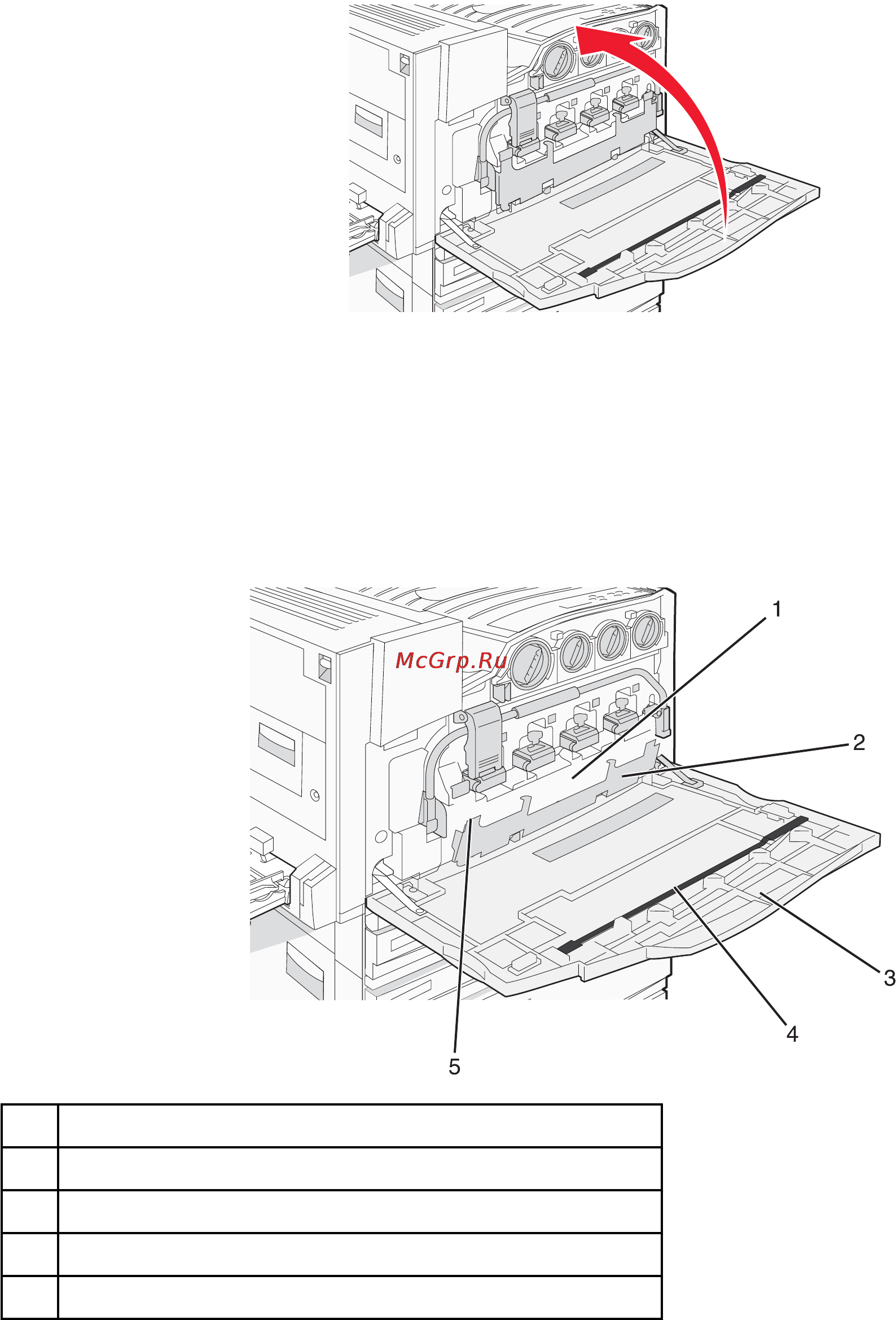 Lexmark C935 [148/197] Чистка линз печатающей головки