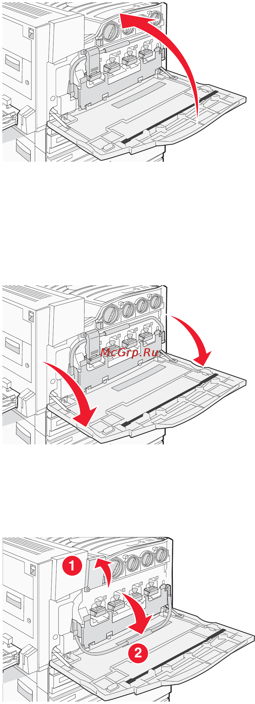 Lexmark C935 [152/197] Замена фотобарабана