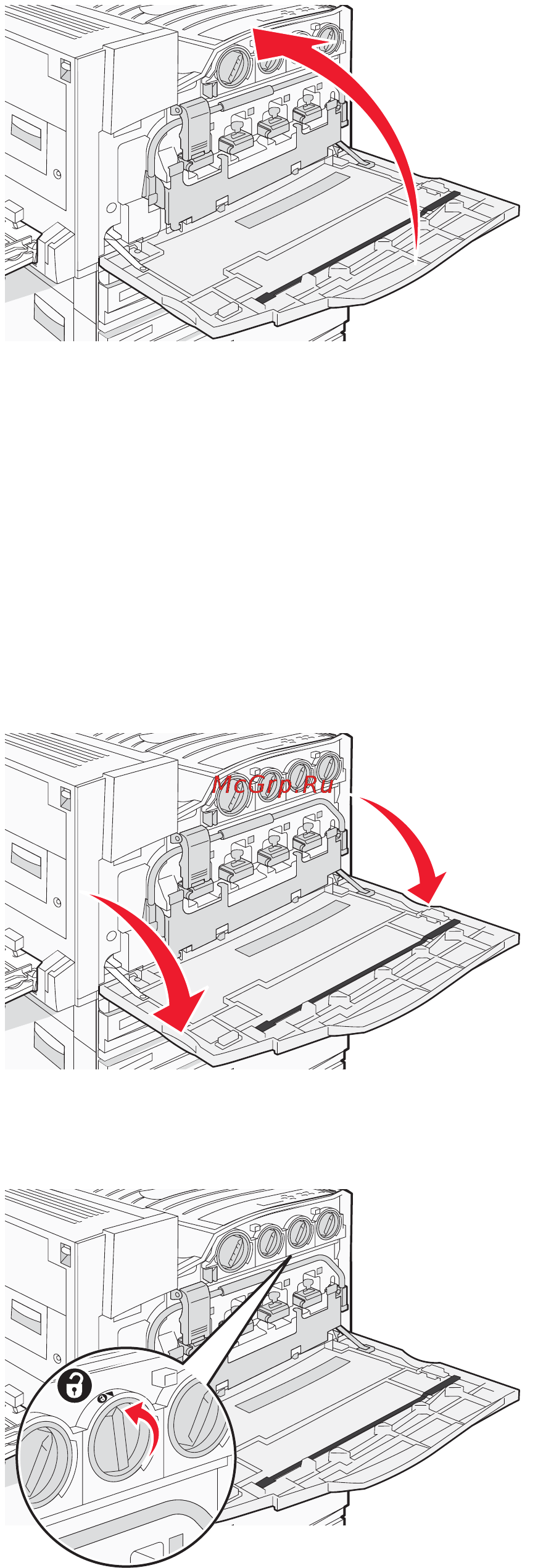 Lexmark C935 [155/197] Замена картриджа с тонером
