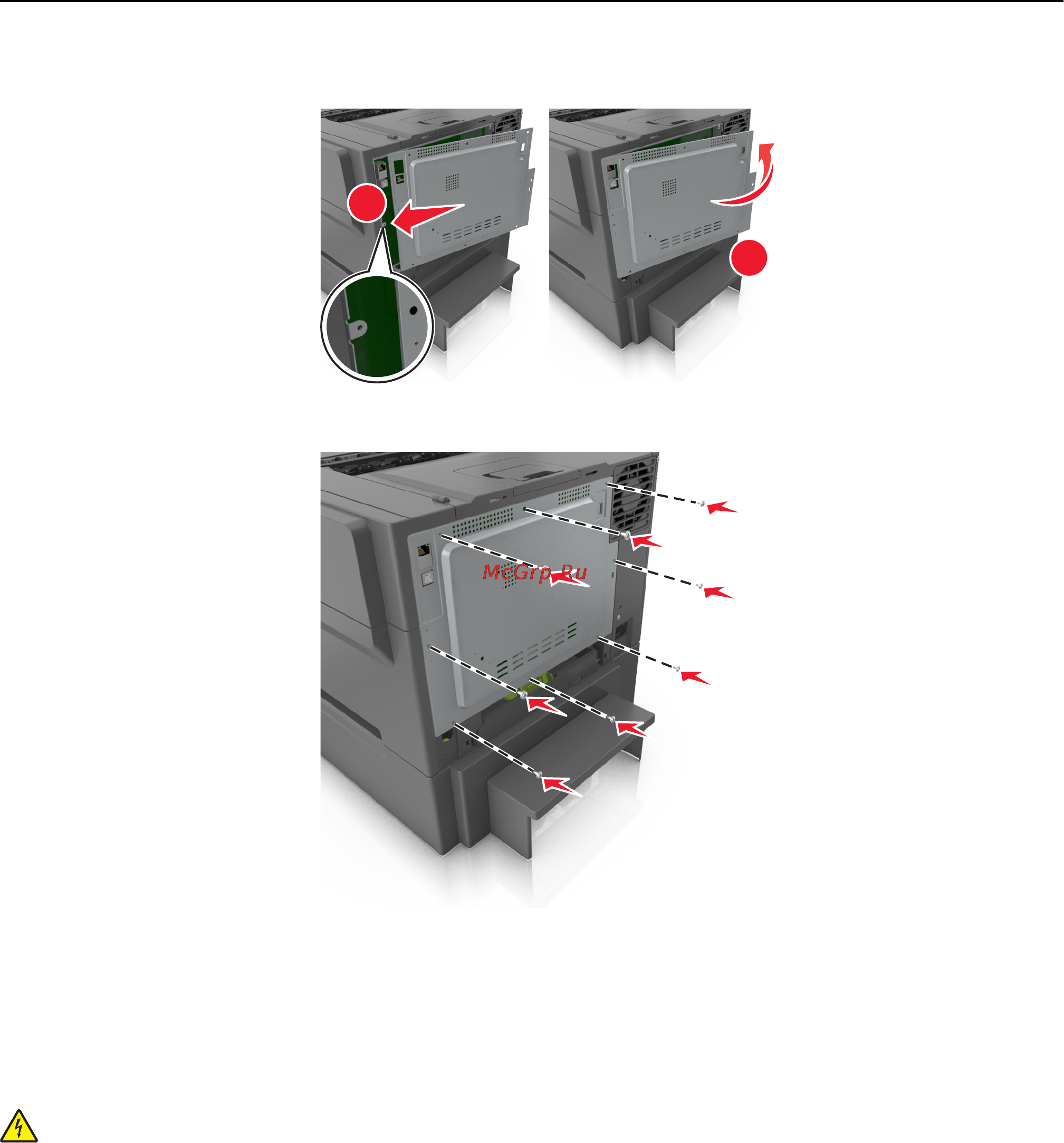 Lexmark CS310 [17/206] Установка дополнительных аппаратных модулей
