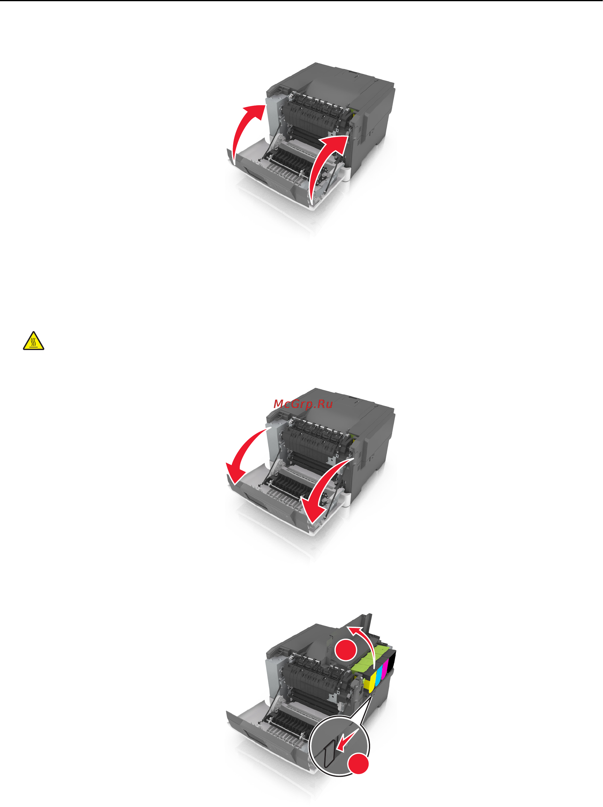 Lexmark CS510 [148/259] Замена черного и цветного формирователей изображения