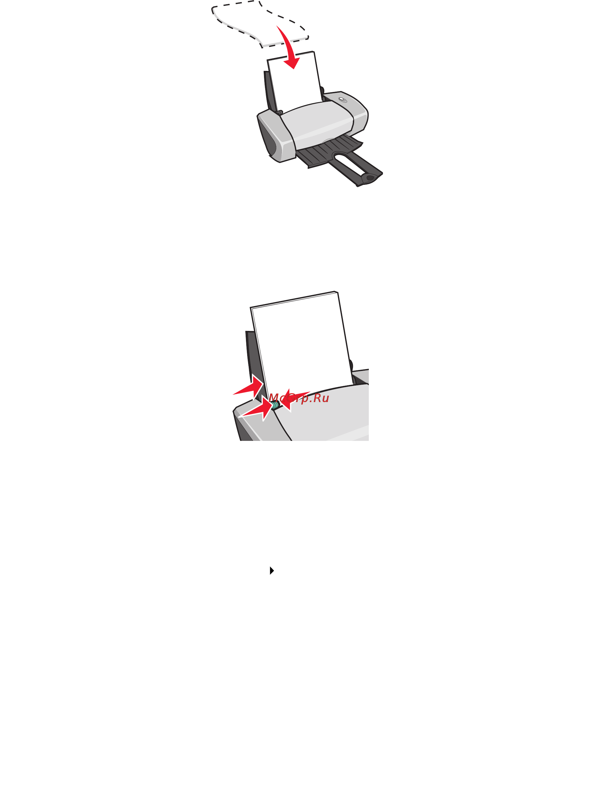 Lexmark Z605 [22/76] Шаг 1 загрузите бумагу