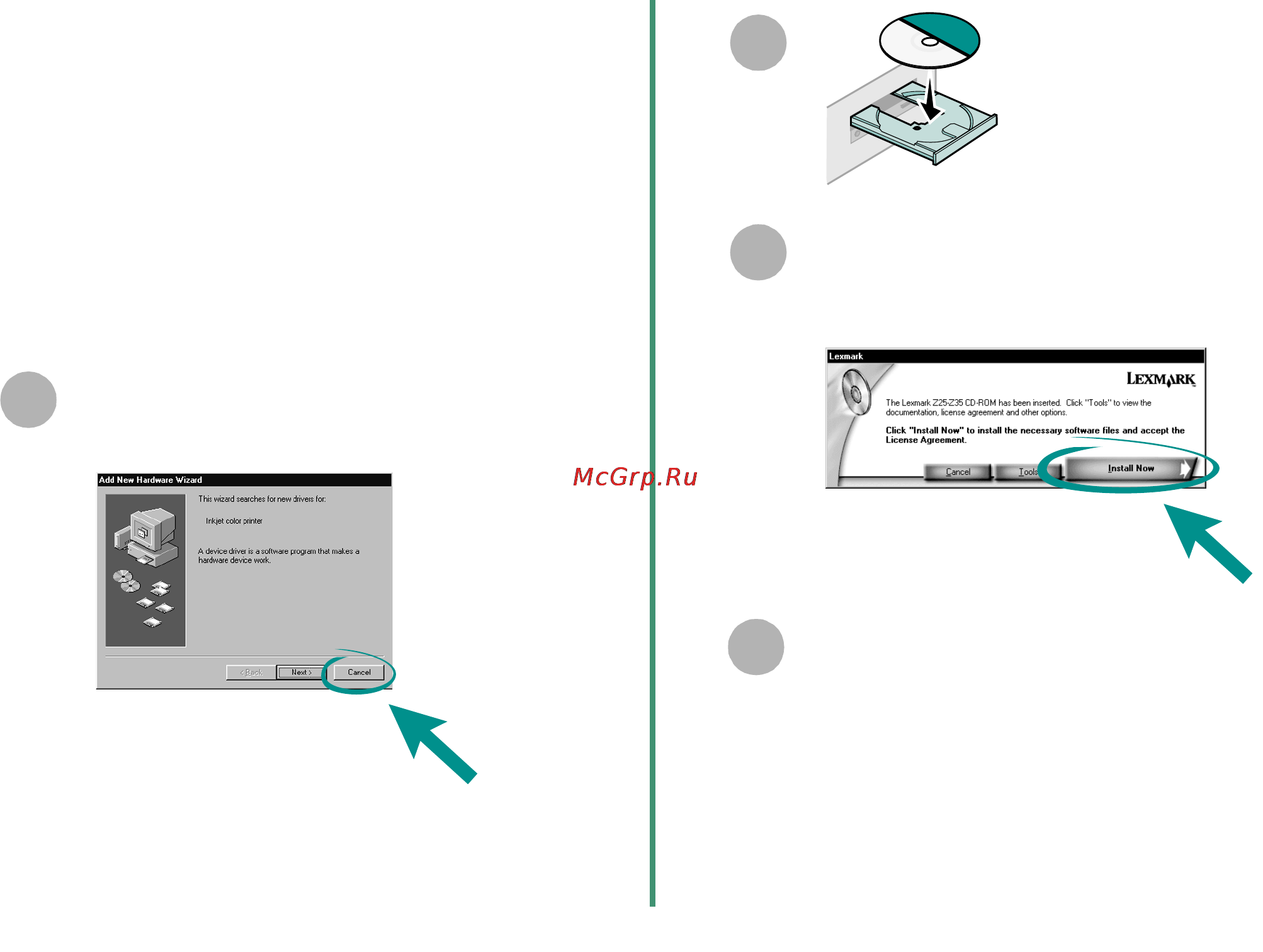 Lexmark Z25 Color Jetprinter [10/23] Windows