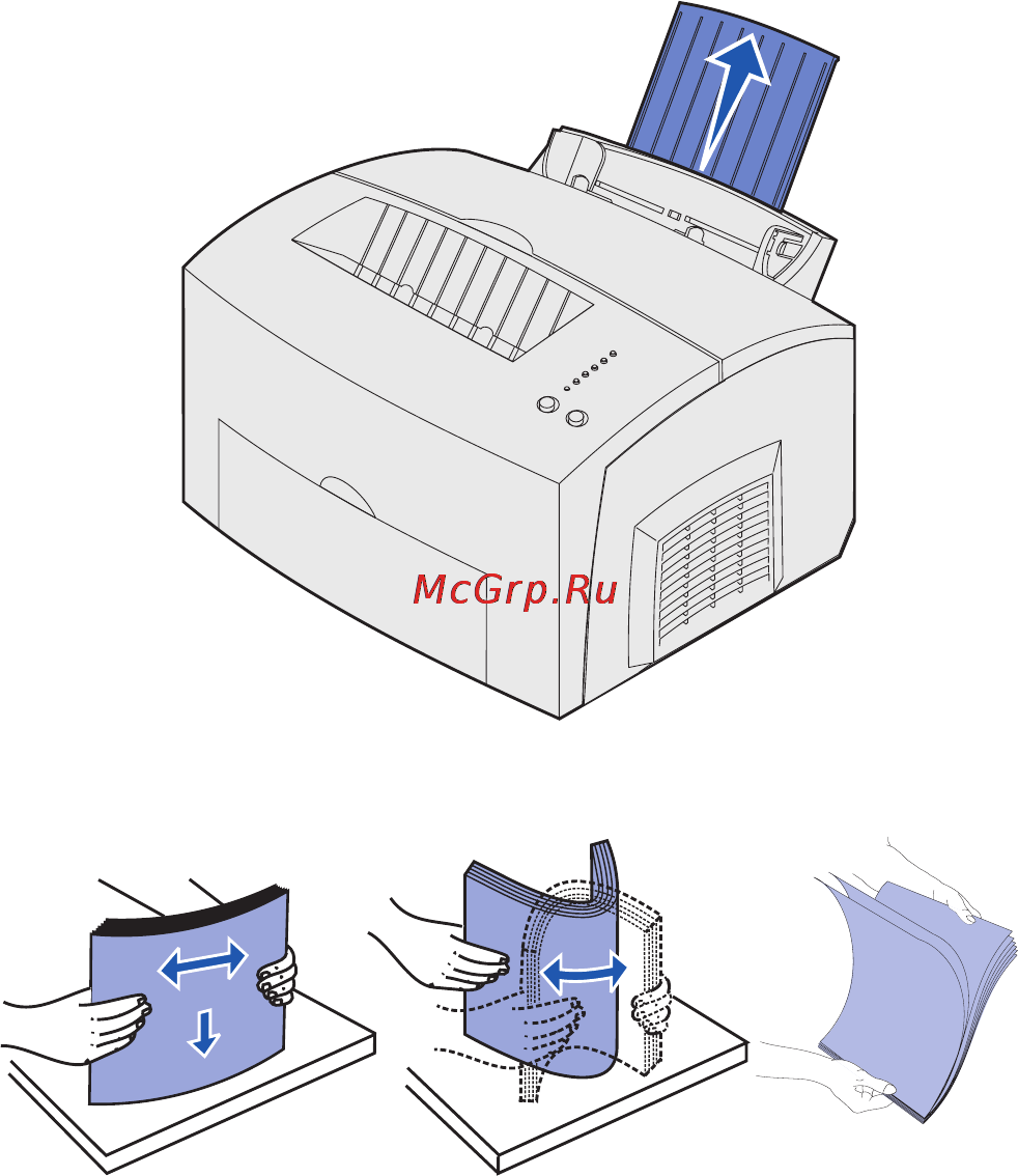 Lexmark E210 [25/58] Загрузка лотка 1
