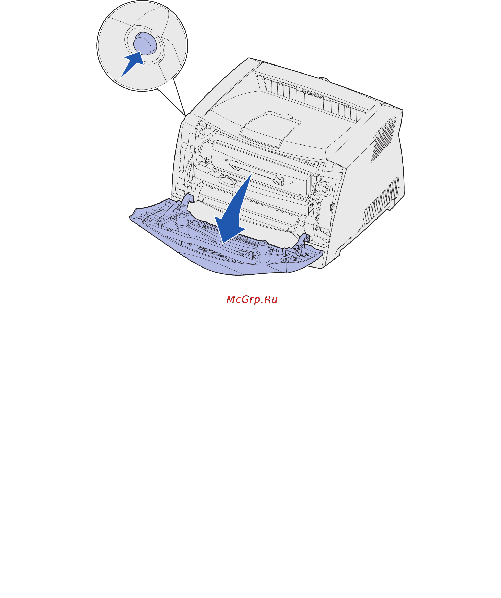 Lexmark E232 [113/133] Замена картриджа с тонером
