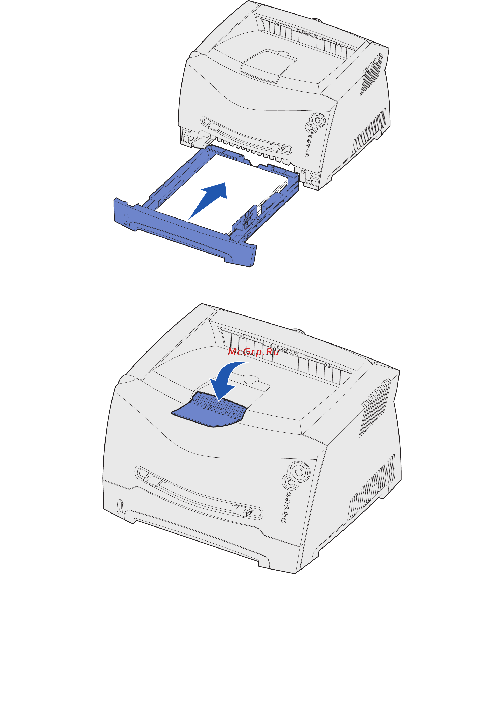 Lexmark E232 Инструкция по эксплуатации онлайн [22/133] 57532