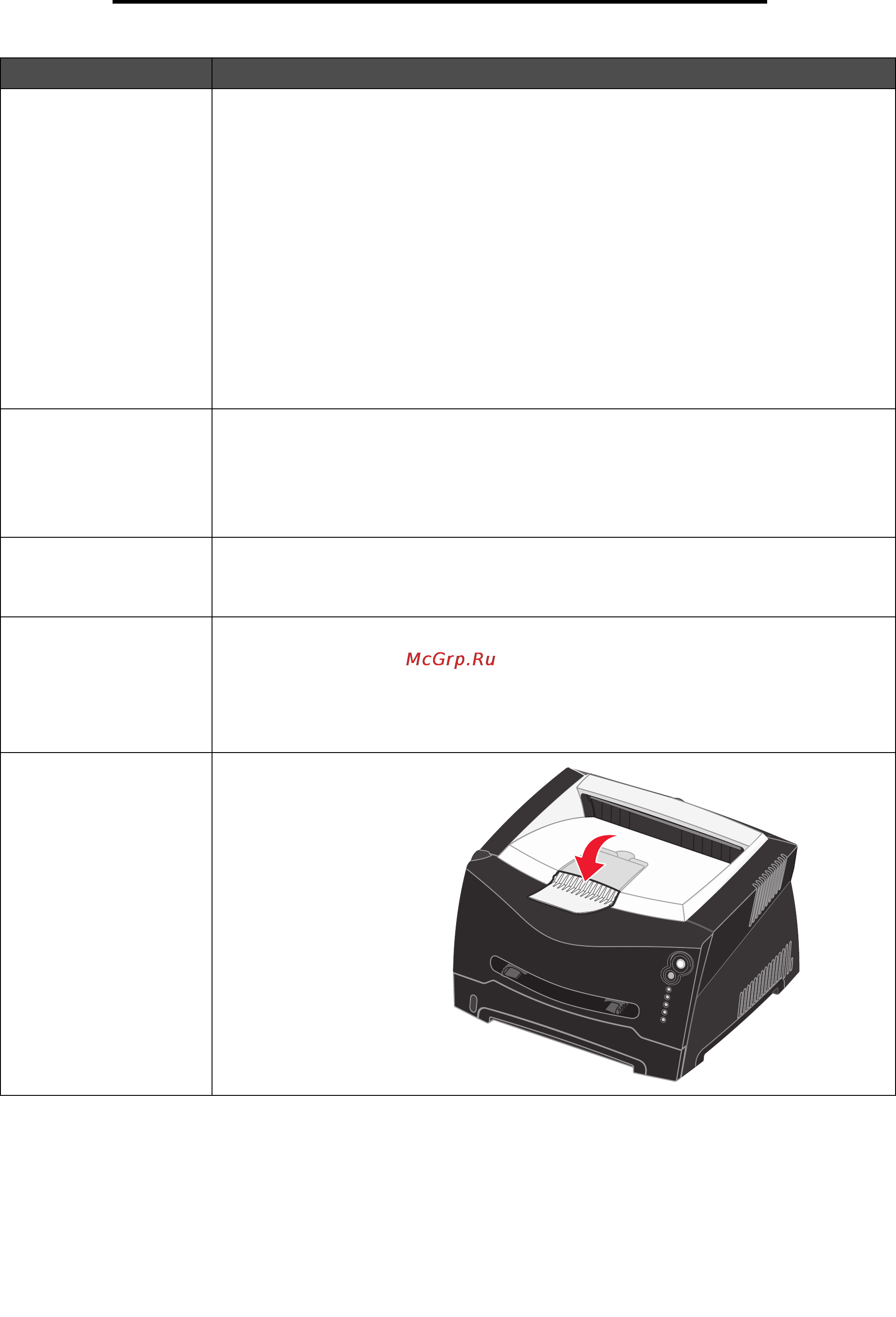 Lexmark E240 [103/114] Общие неполадки
