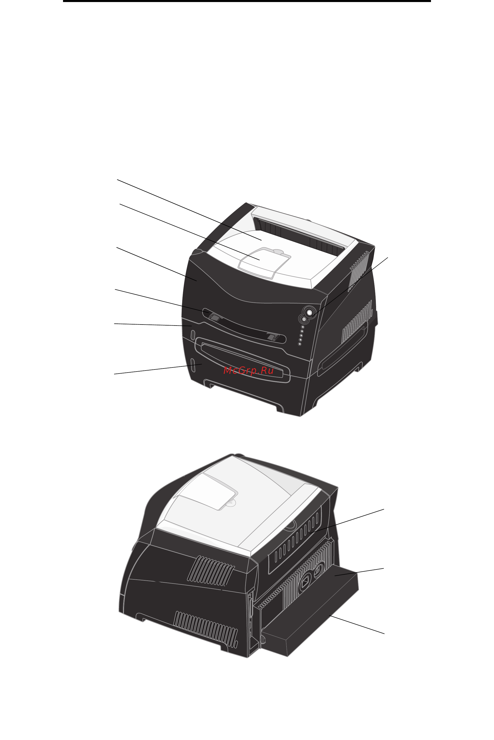 Lexmark E240 [26/114] Куда в принтер загружать материалы для печати
