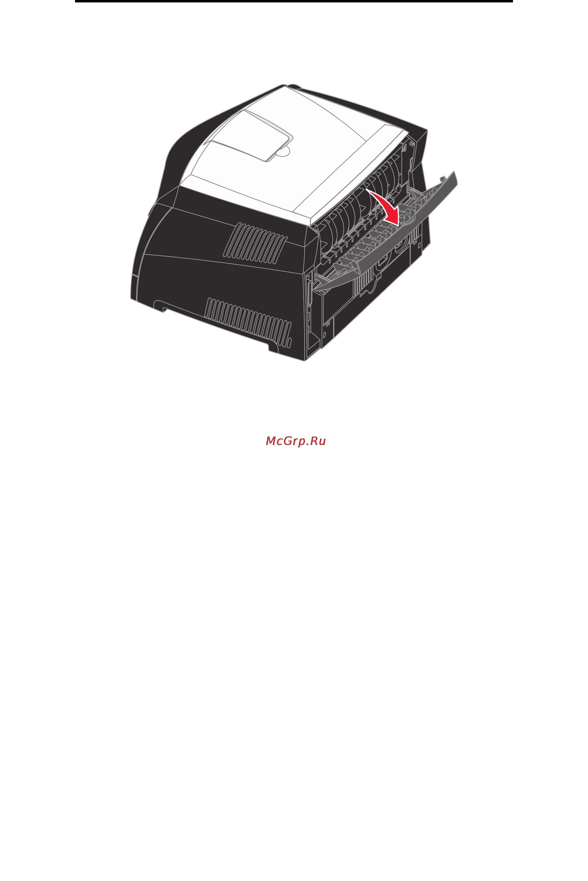 Lexmark E240n [36/114] Использование заднего выходного лотка