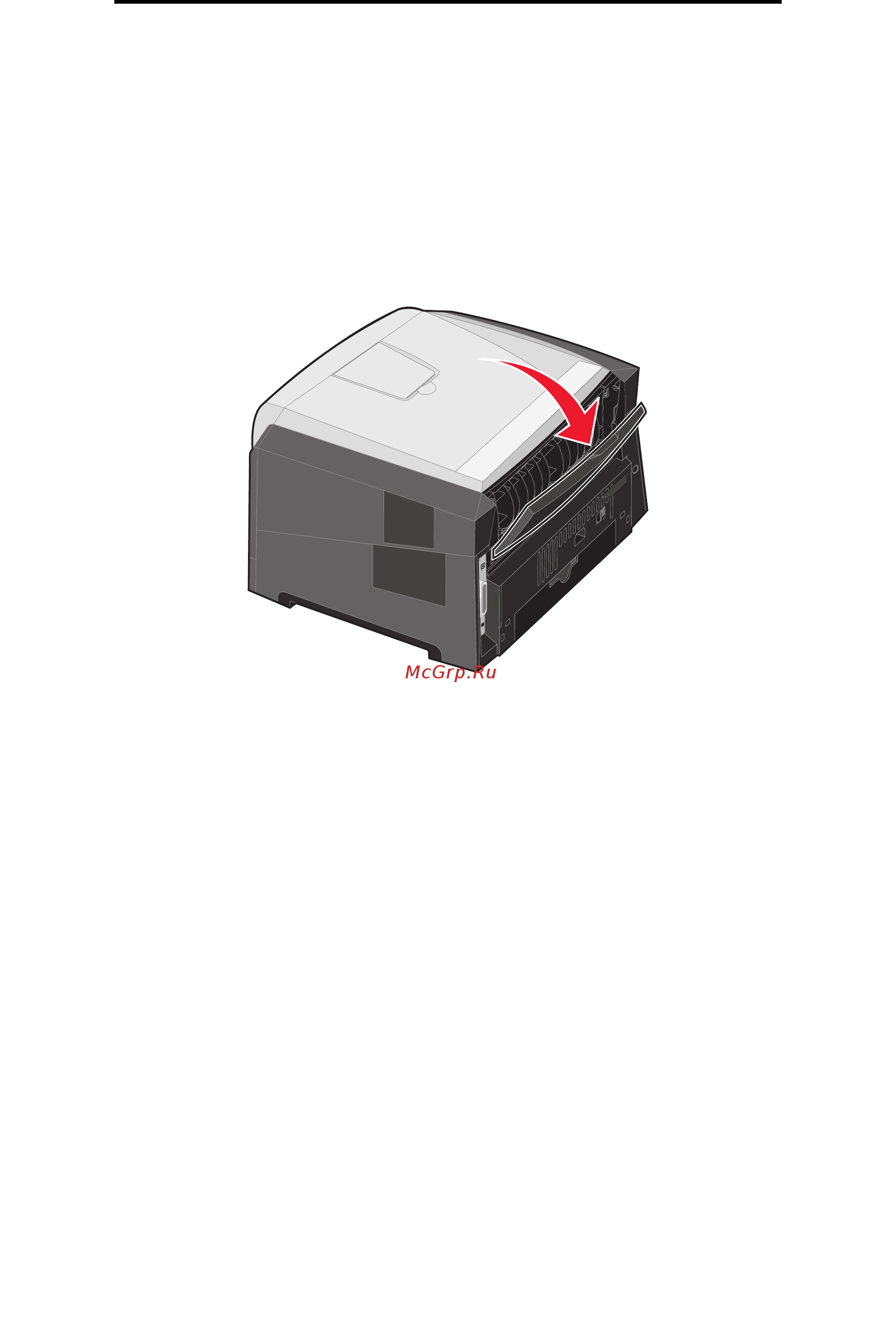 Lexmark E250dn [59/107] Работа с задним устройством выдачи
