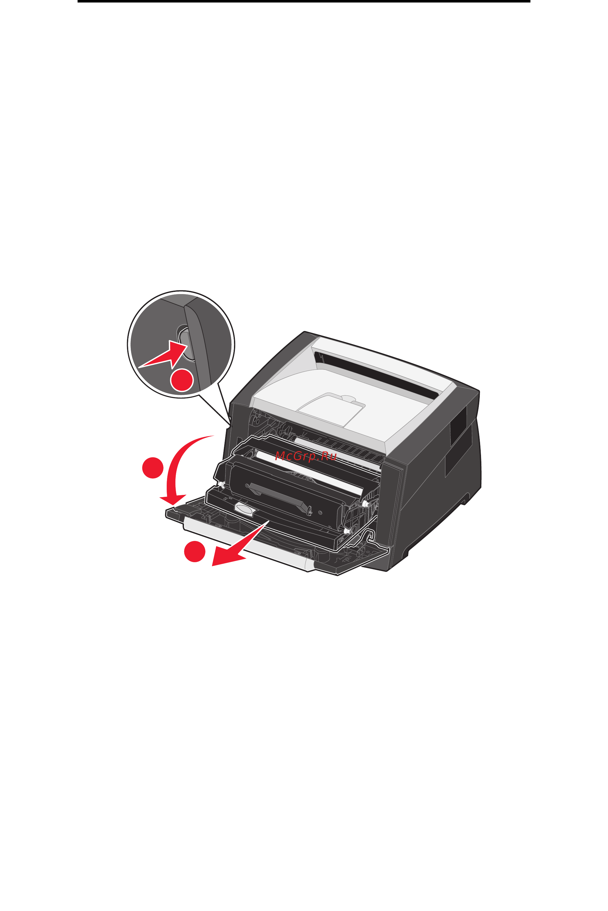 Lexmark E250dn [87/107] Замена комплекта фотобарабана