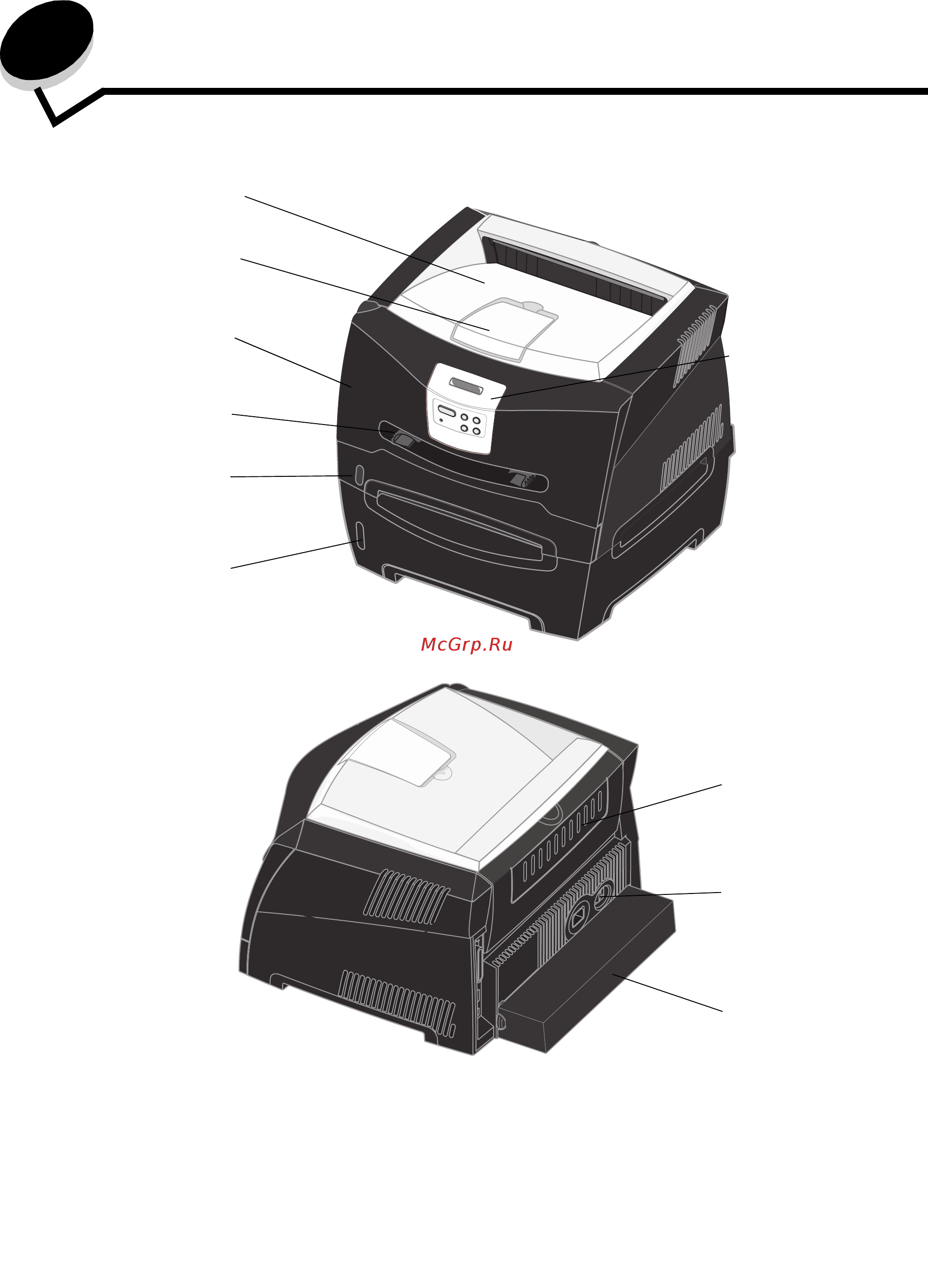 Lexmark E342n [12/132] Общие сведения о принтере