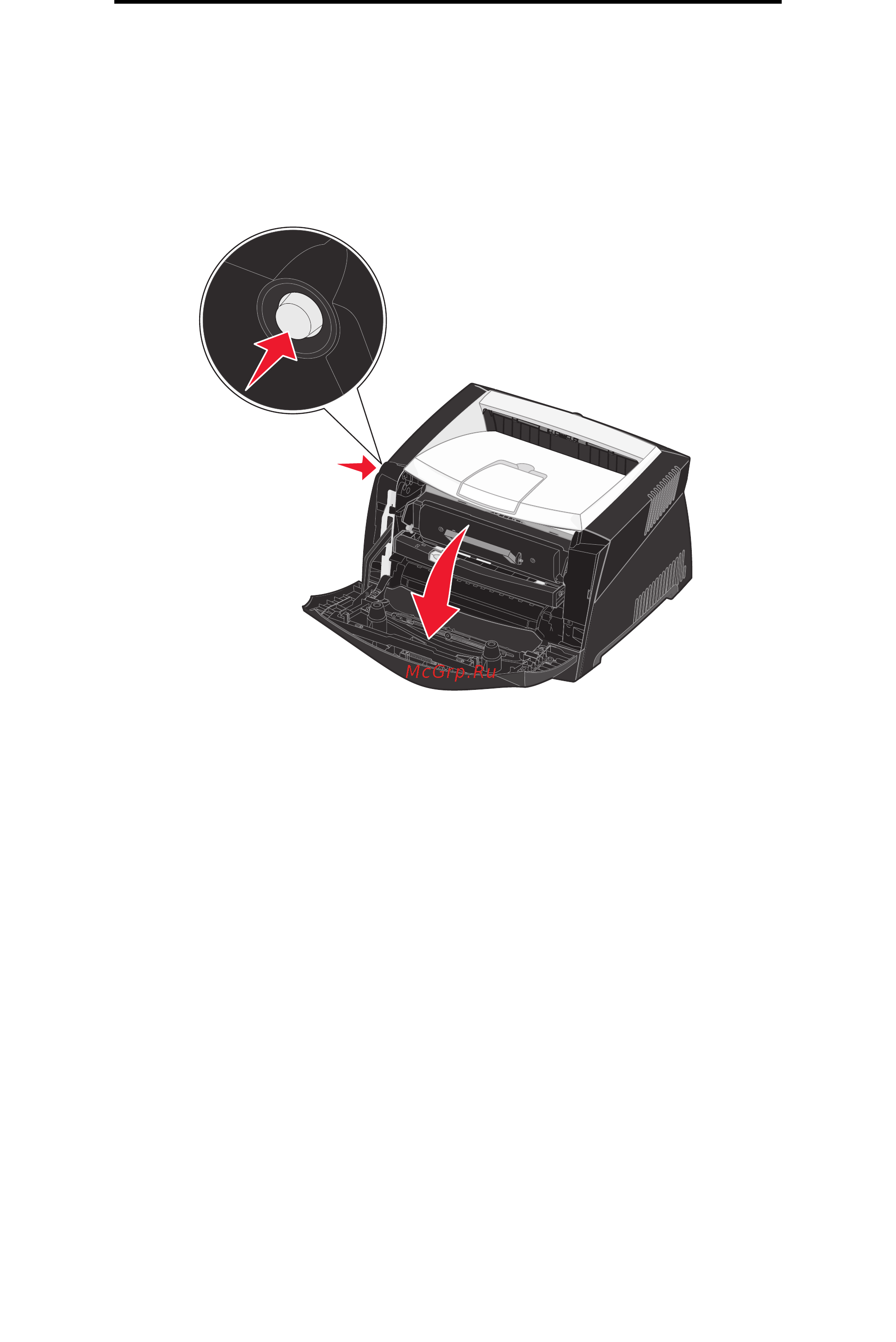 Lexmark E342n [123/132] Как выполнить очистку линзы печатающей головки