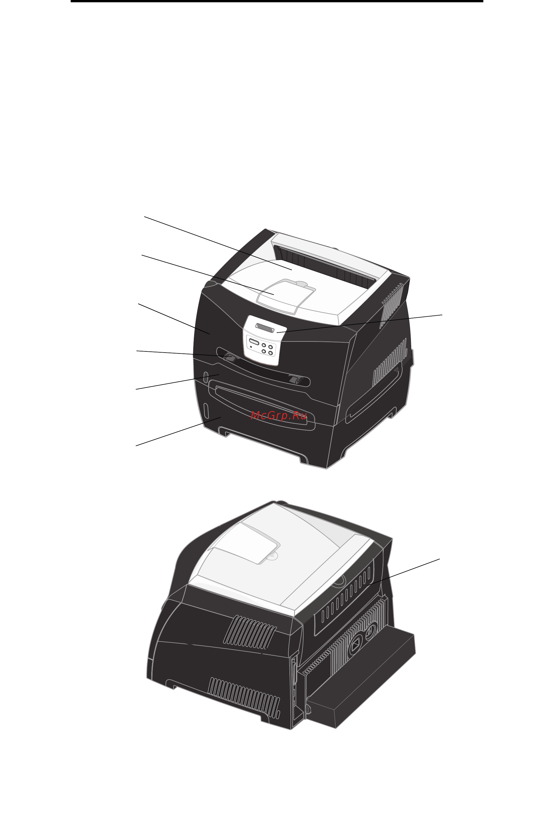 Lexmark E342n [28/132] Куда в принтер загружать материалы для печати