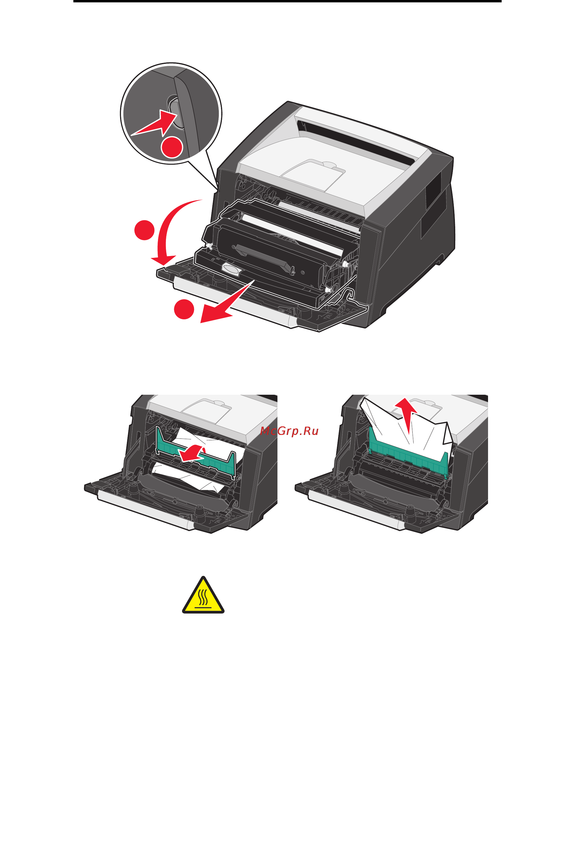 Lexmark E350d [48/70] Устранение замятий