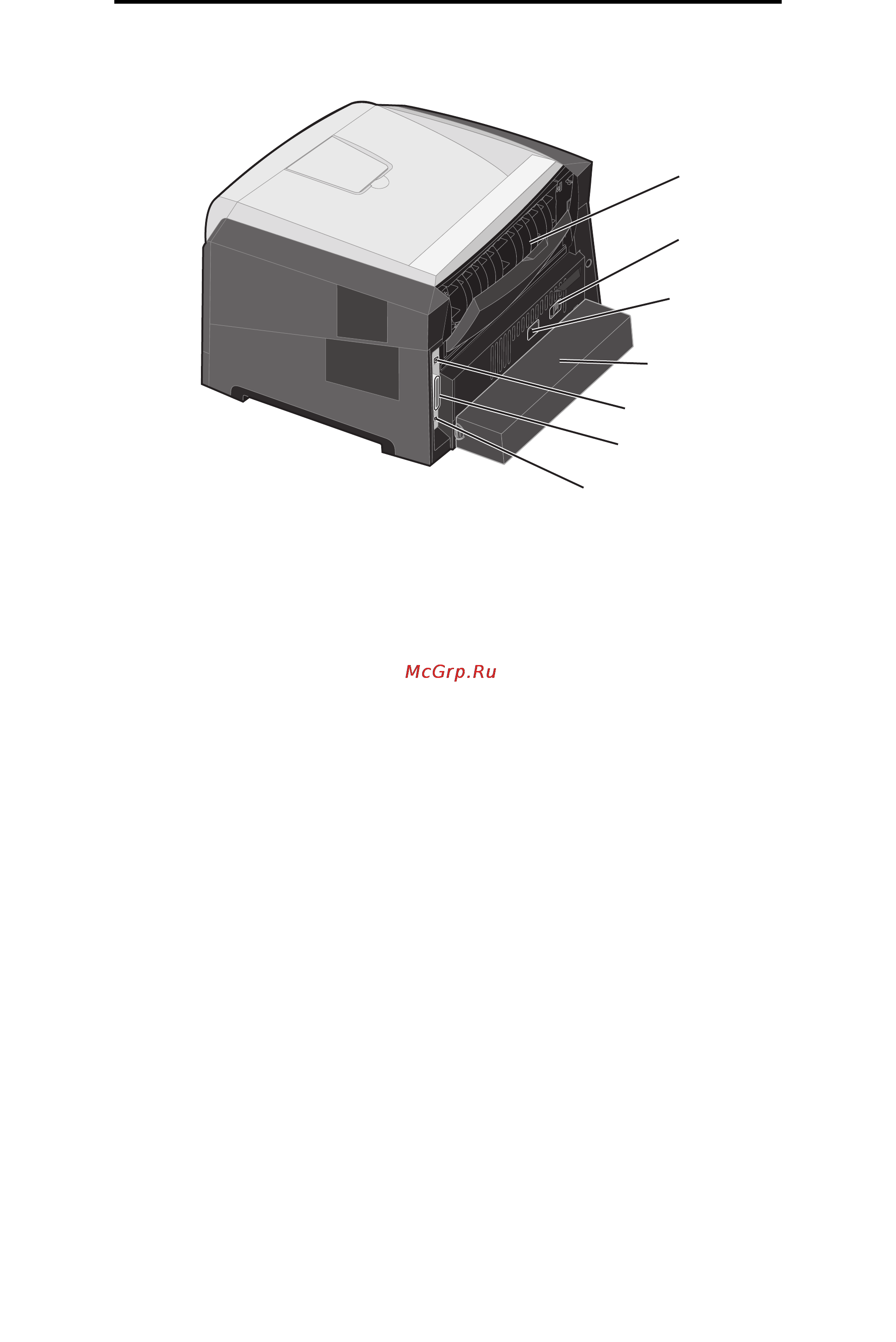 Lexmark E350d [6/70] Информация о принтере
