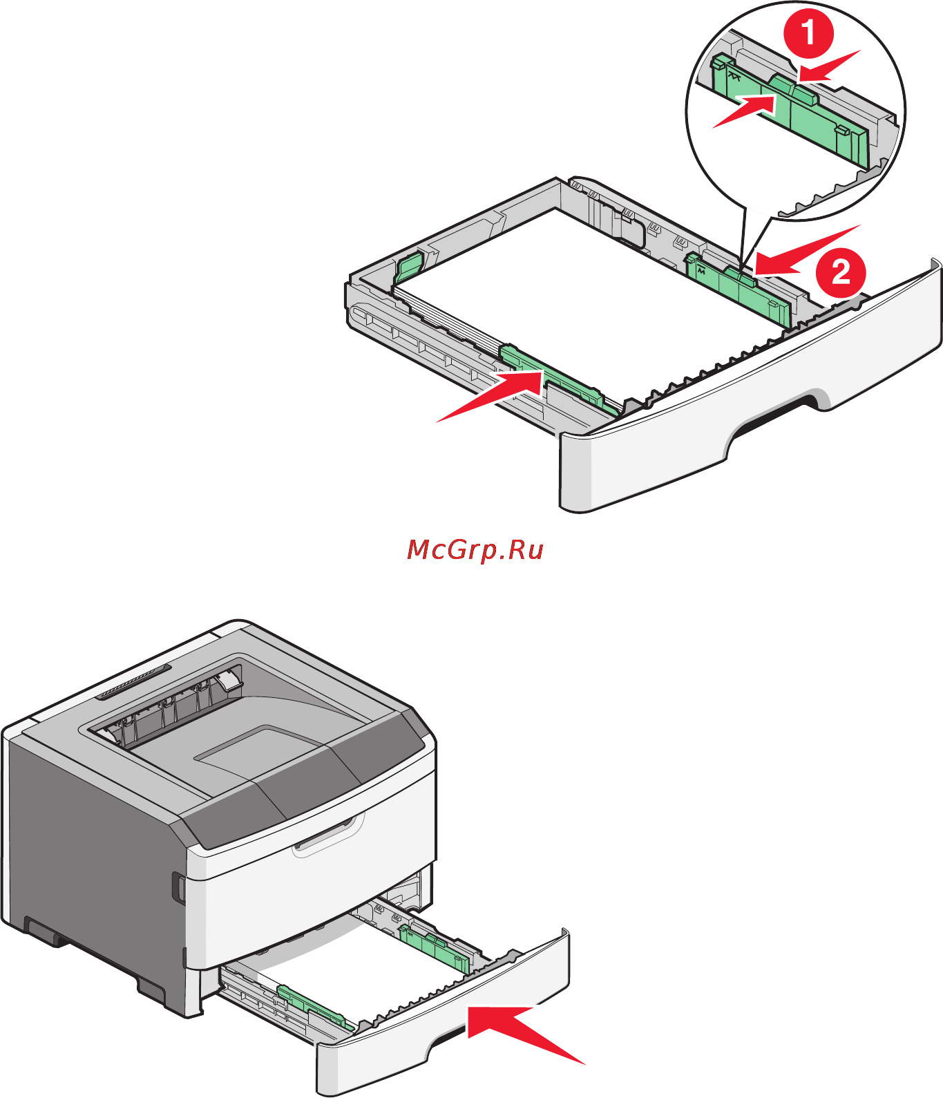 Lexmark E360d Инструкция по эксплуатации онлайн [36/157] 57604