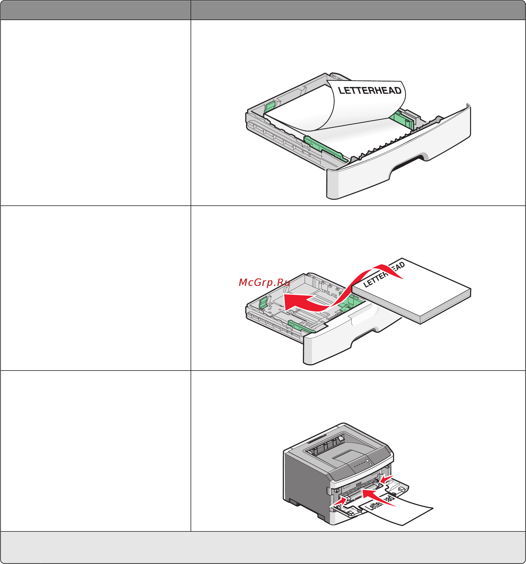 Lexmark E360d [52/157] Печать специальных документов