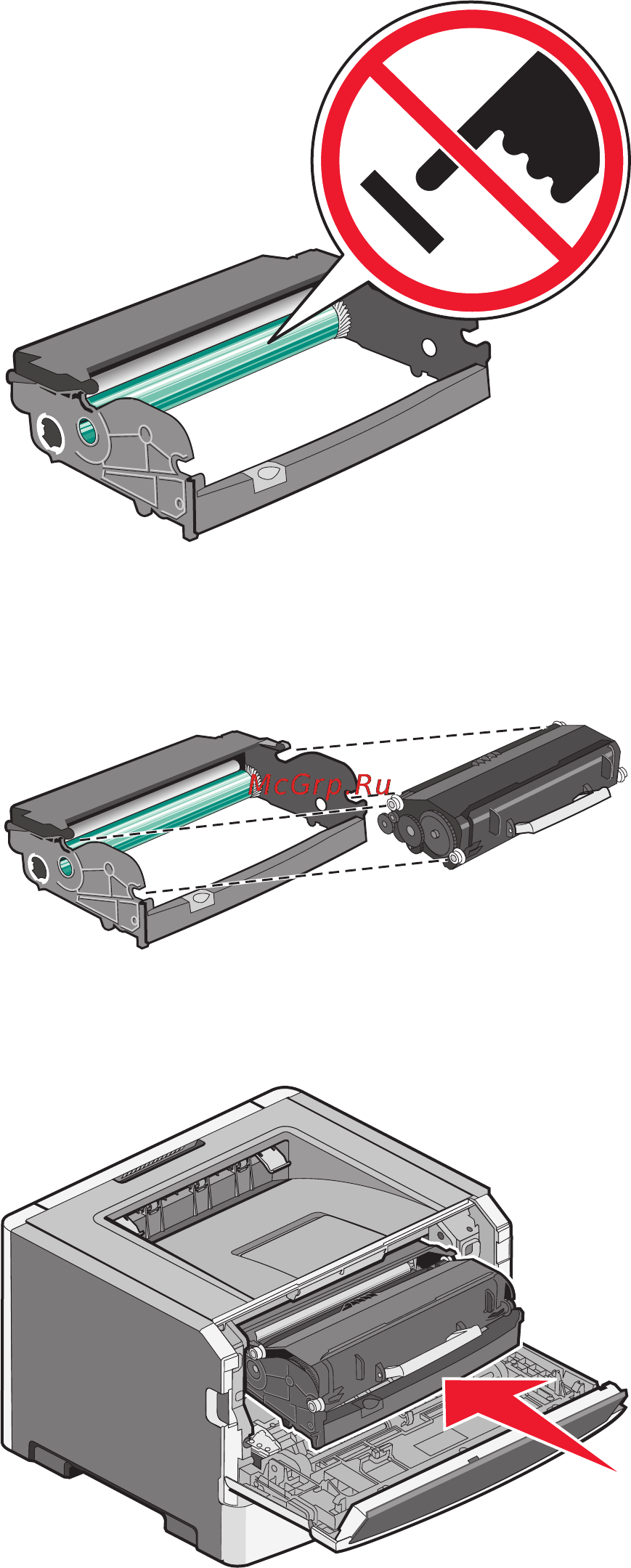 Lexmark E360d Инструкция по эксплуатации онлайн [96/157] 57604