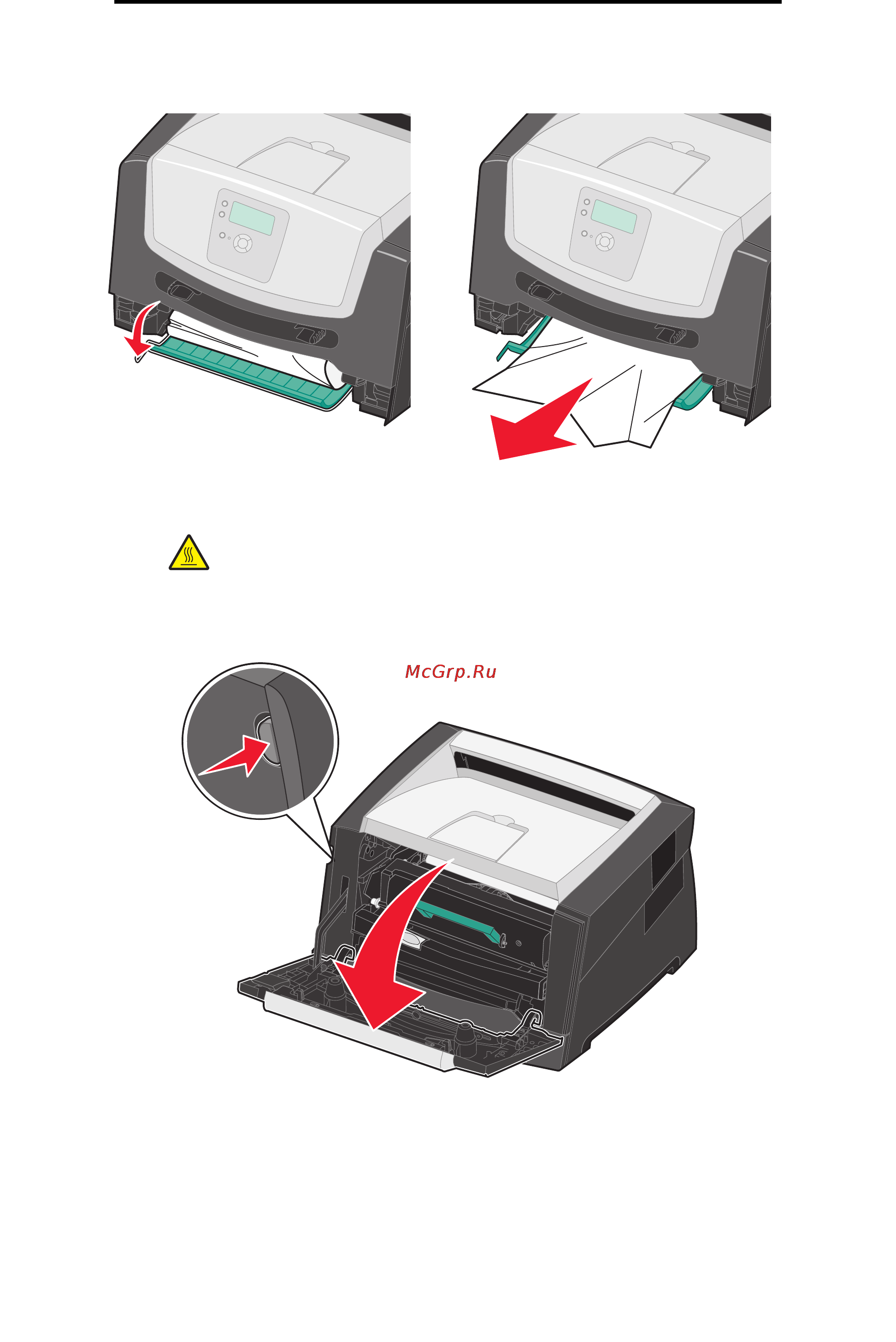 Lexmark E450dn [49/72] Устранение замятий