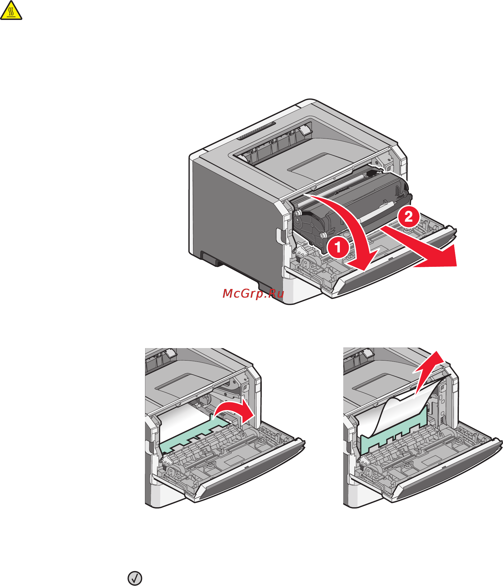 Lexmark E460 [144/202] Застряла бумага