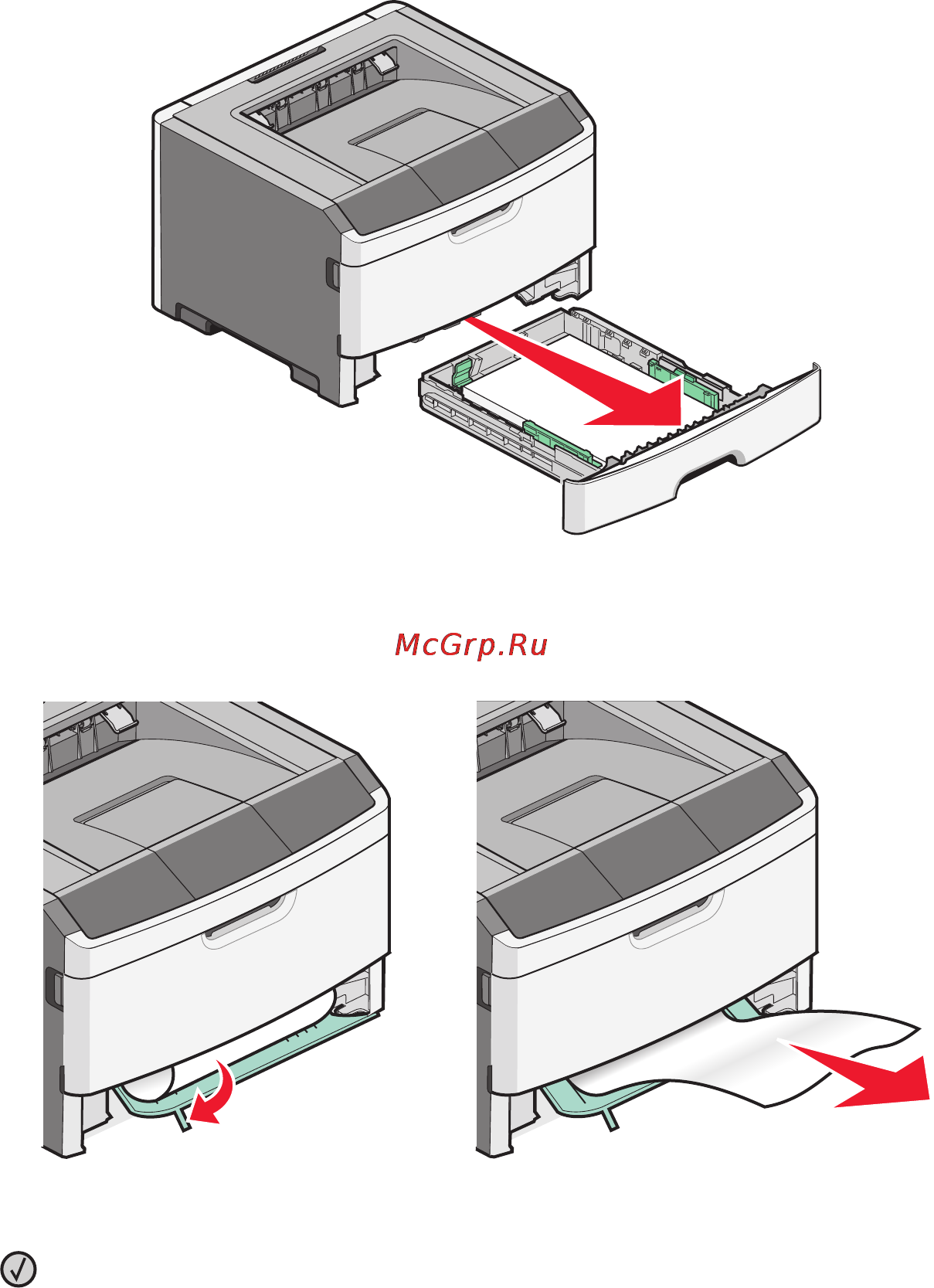 Lexmark E460 [148/202] Застряла бумага