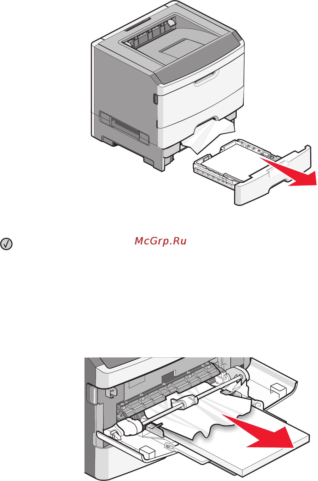 Lexmark E462 [150/202] Застряла бумага