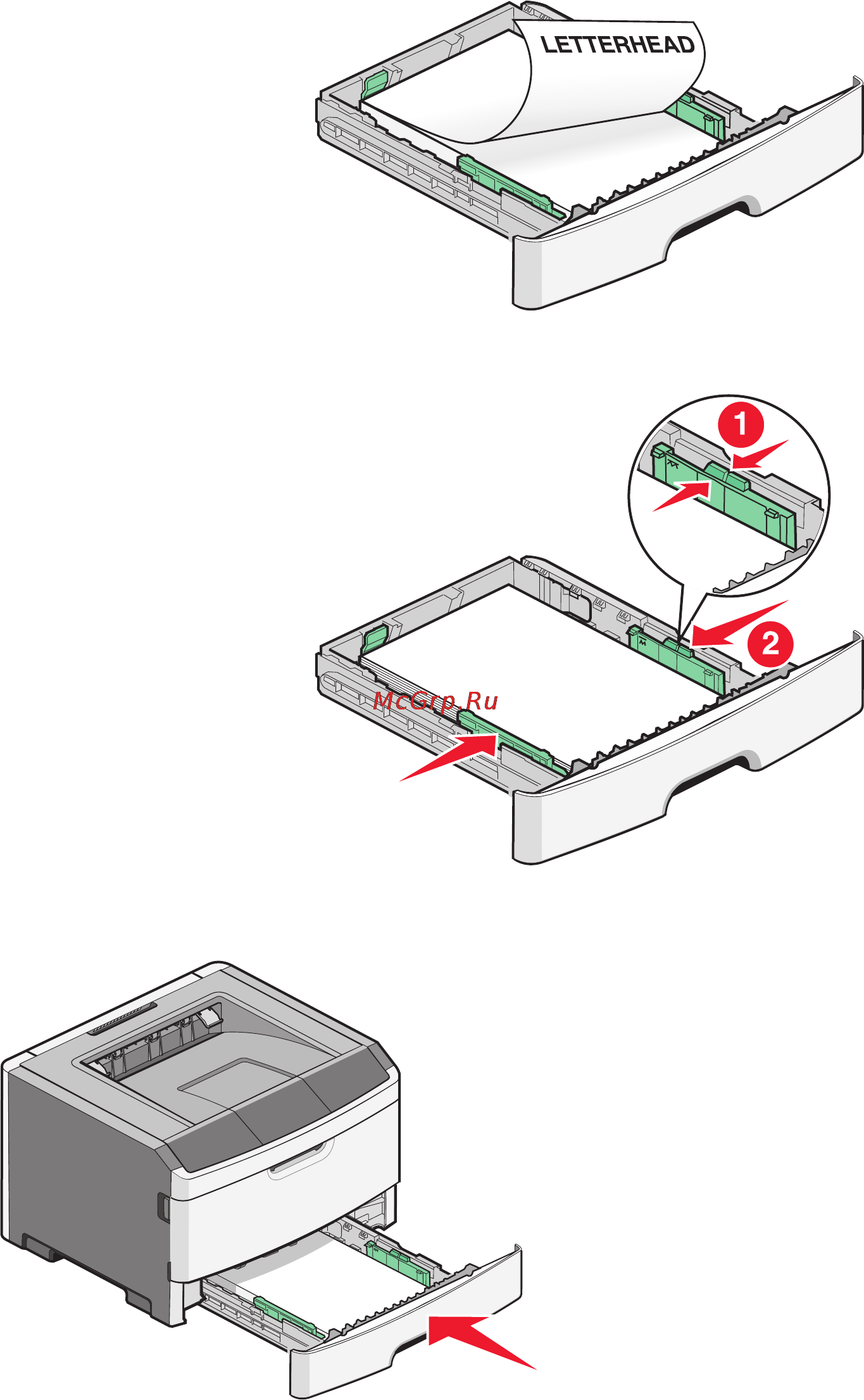 Lexmark E462 Инструкция по эксплуатации онлайн [52/202] 57621