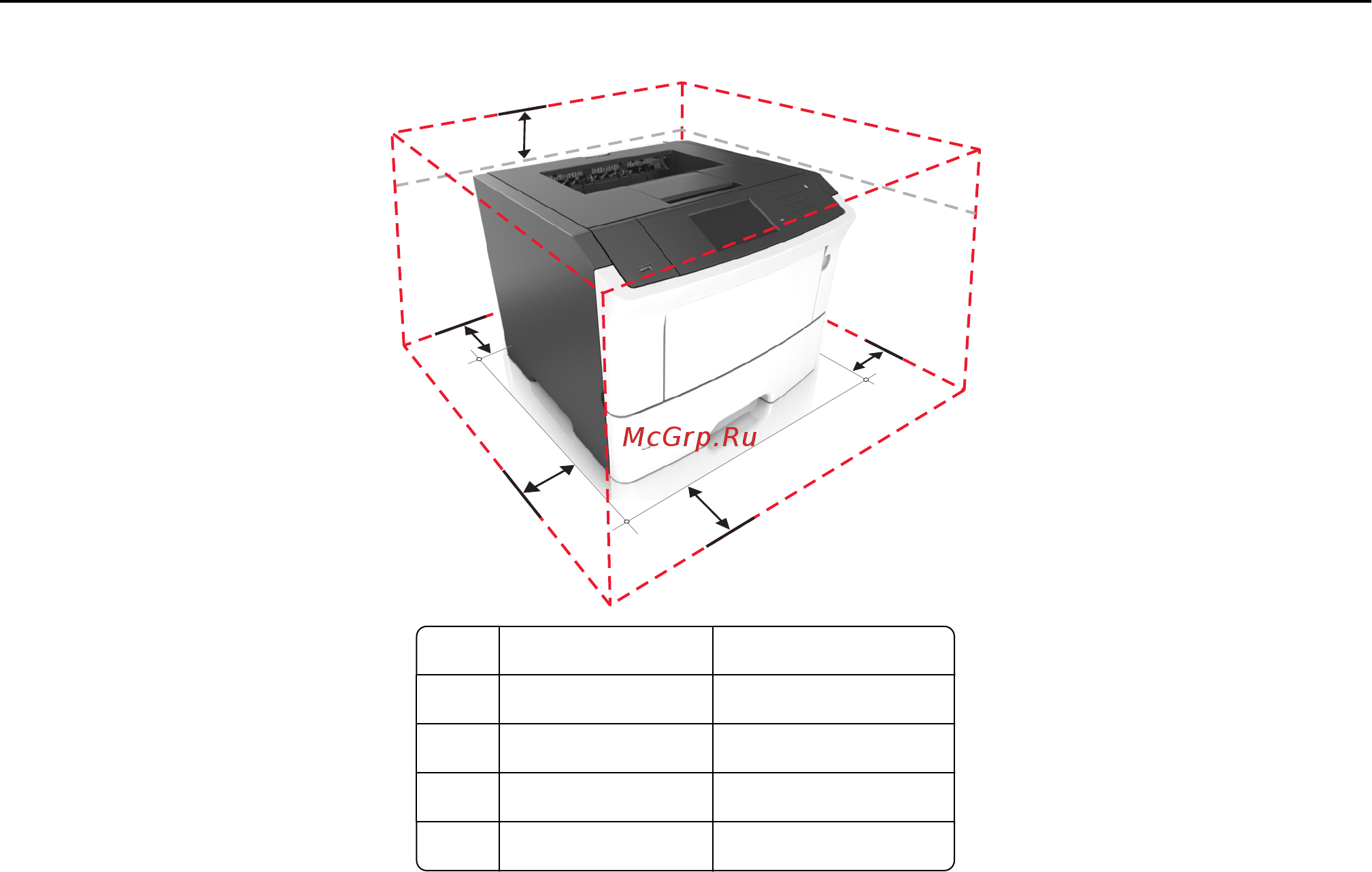 Lexmark M1140 [13/282] Выбор местоположения принтера 13