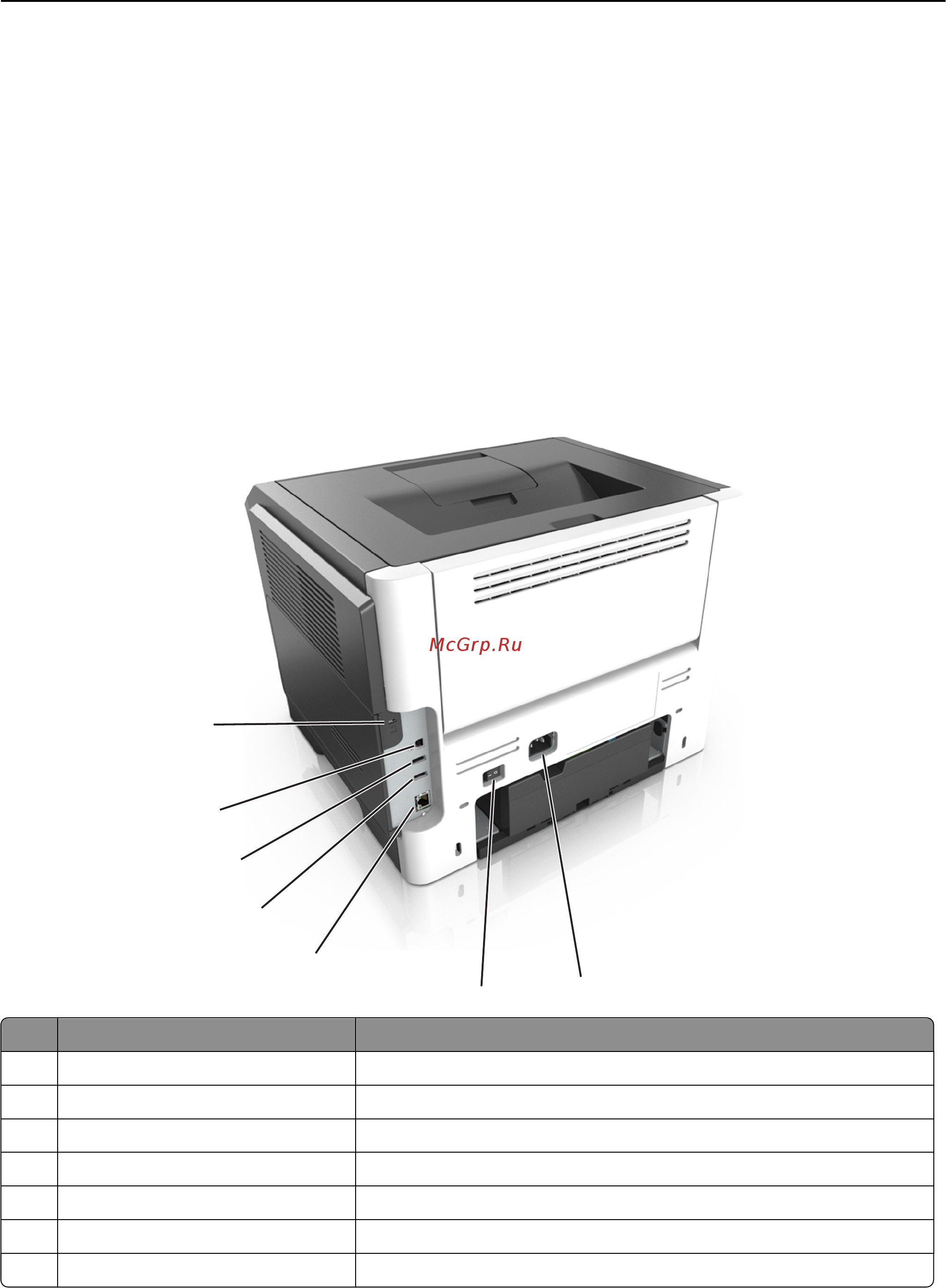 Lexmark M1140 [78/282] Подключение кабелей